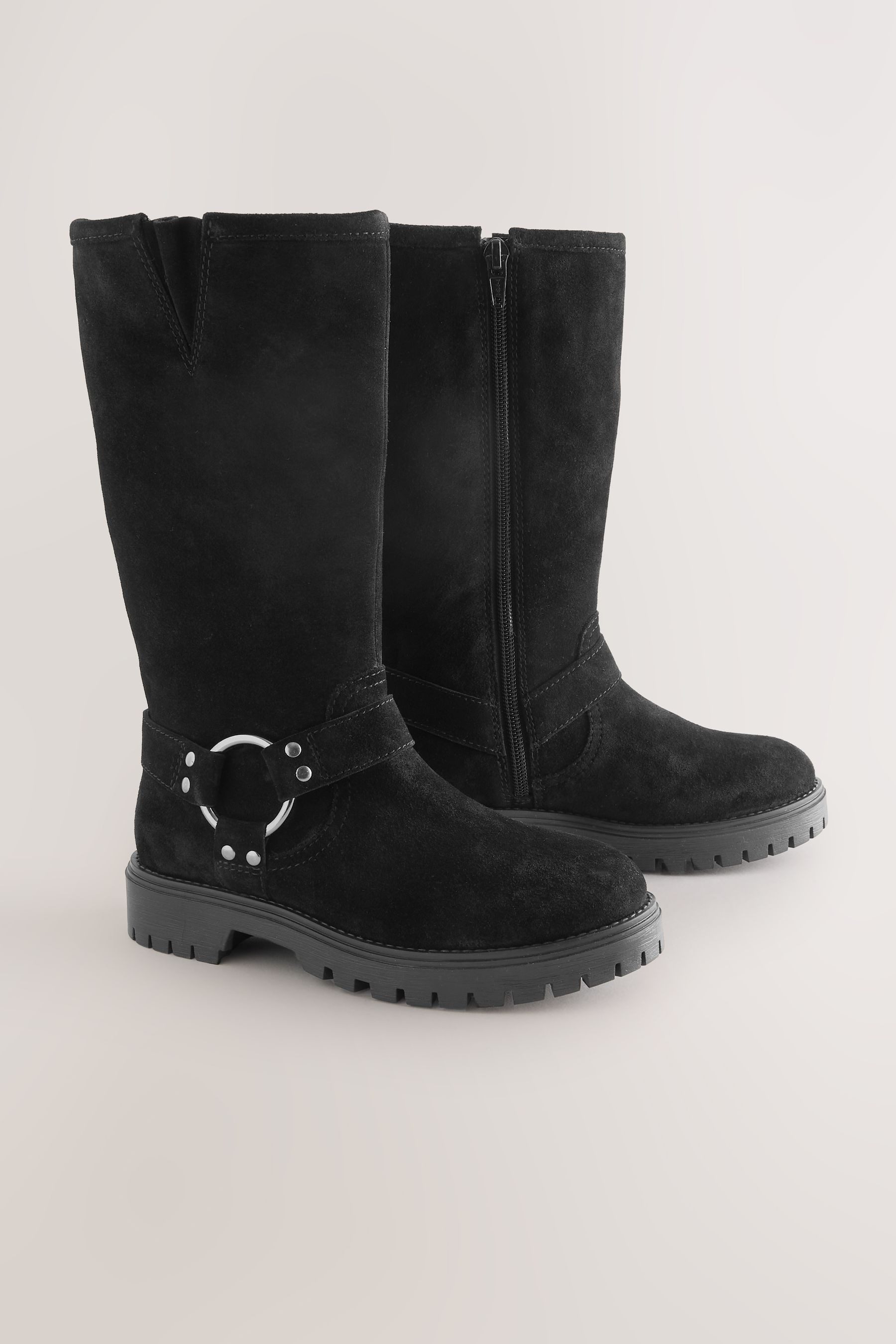 Next Kniehohe, wasserabweisende Biker-Stiefel Bikerboots (1-tlg)