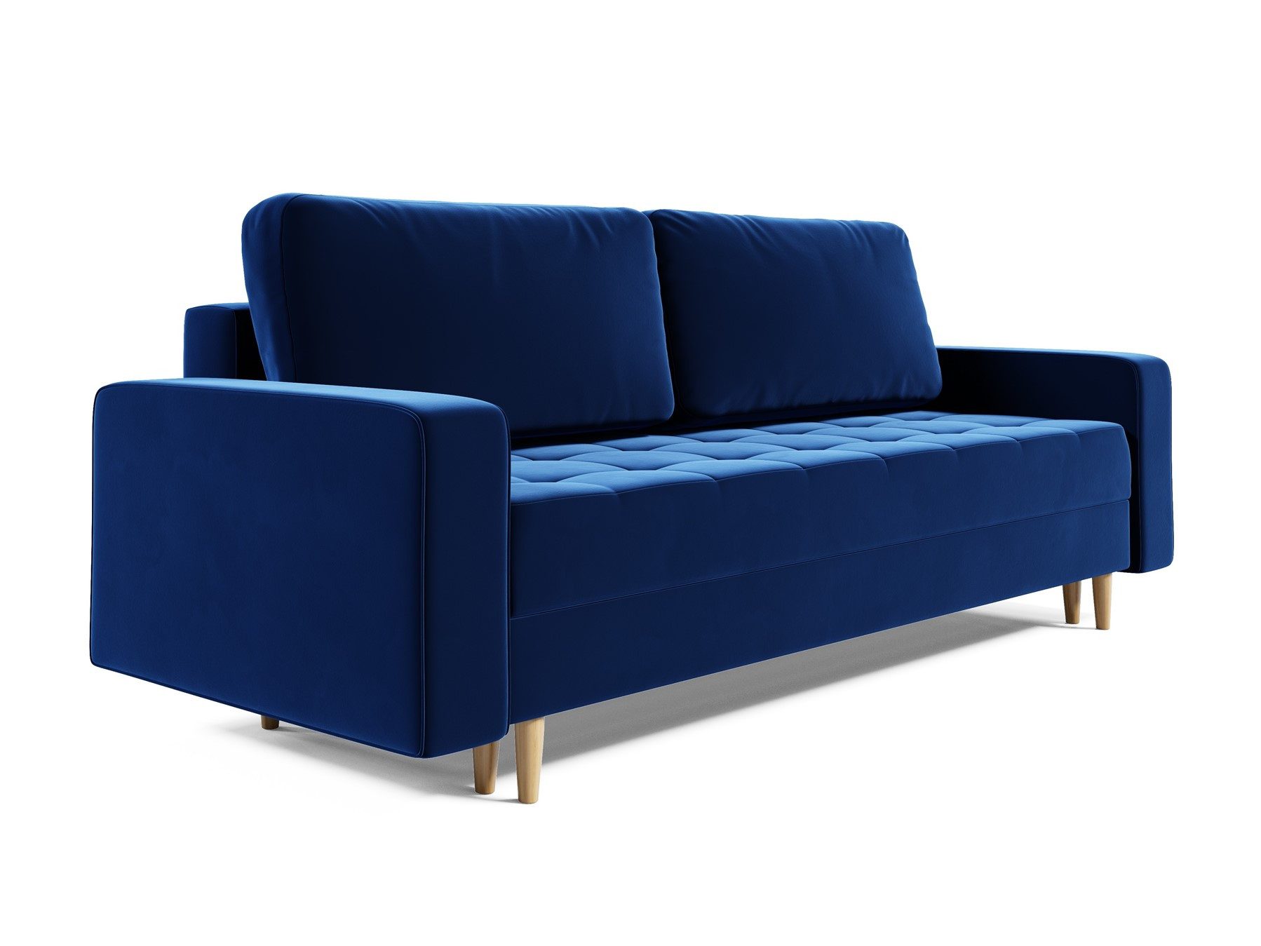 Fun Möbel 3-Sitzer Sofa BELANO mit Schlaffunktion in Stoff Itaka, inkl. Bettkasten, Rundumbezug