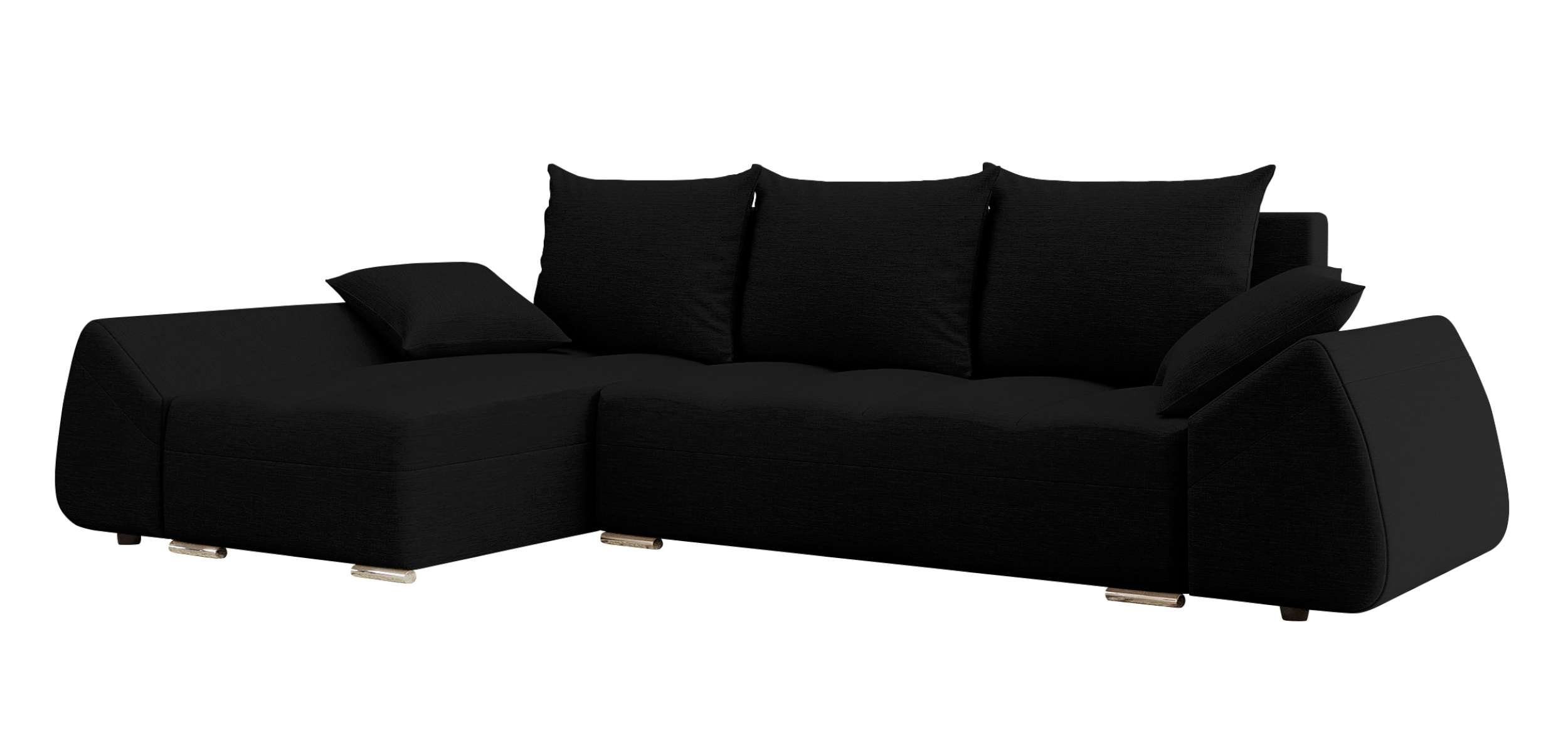Stylefy Ecksofa L-Form, mit Bettkasten, Cascade, Bettfunktion, Sofa, Sitzkomfort, Modern Eckcouch, mit Design