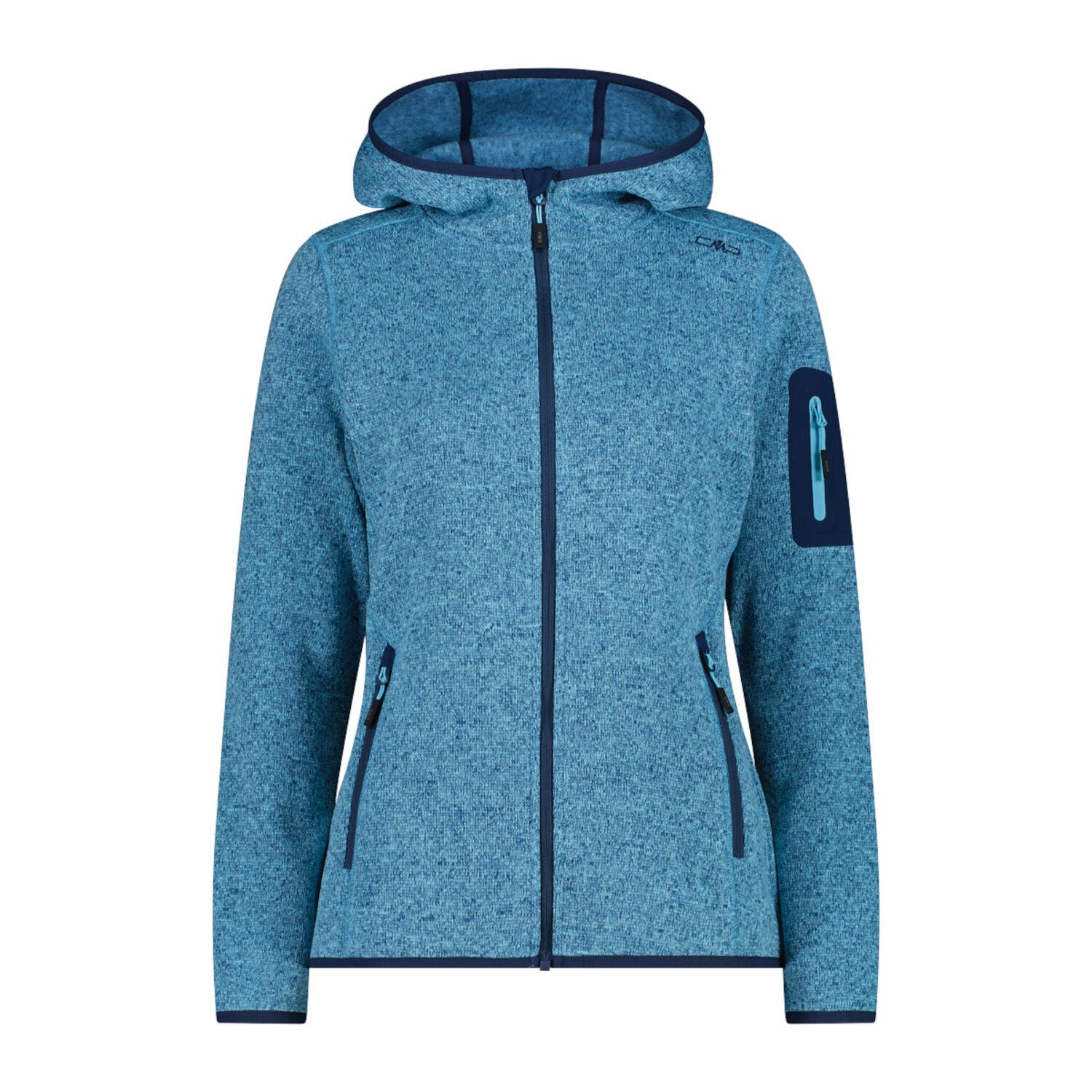 CMP Fleecejacke CMP Damen Jacke Knitted Melange Hoody 3H19826 günstig online kaufen