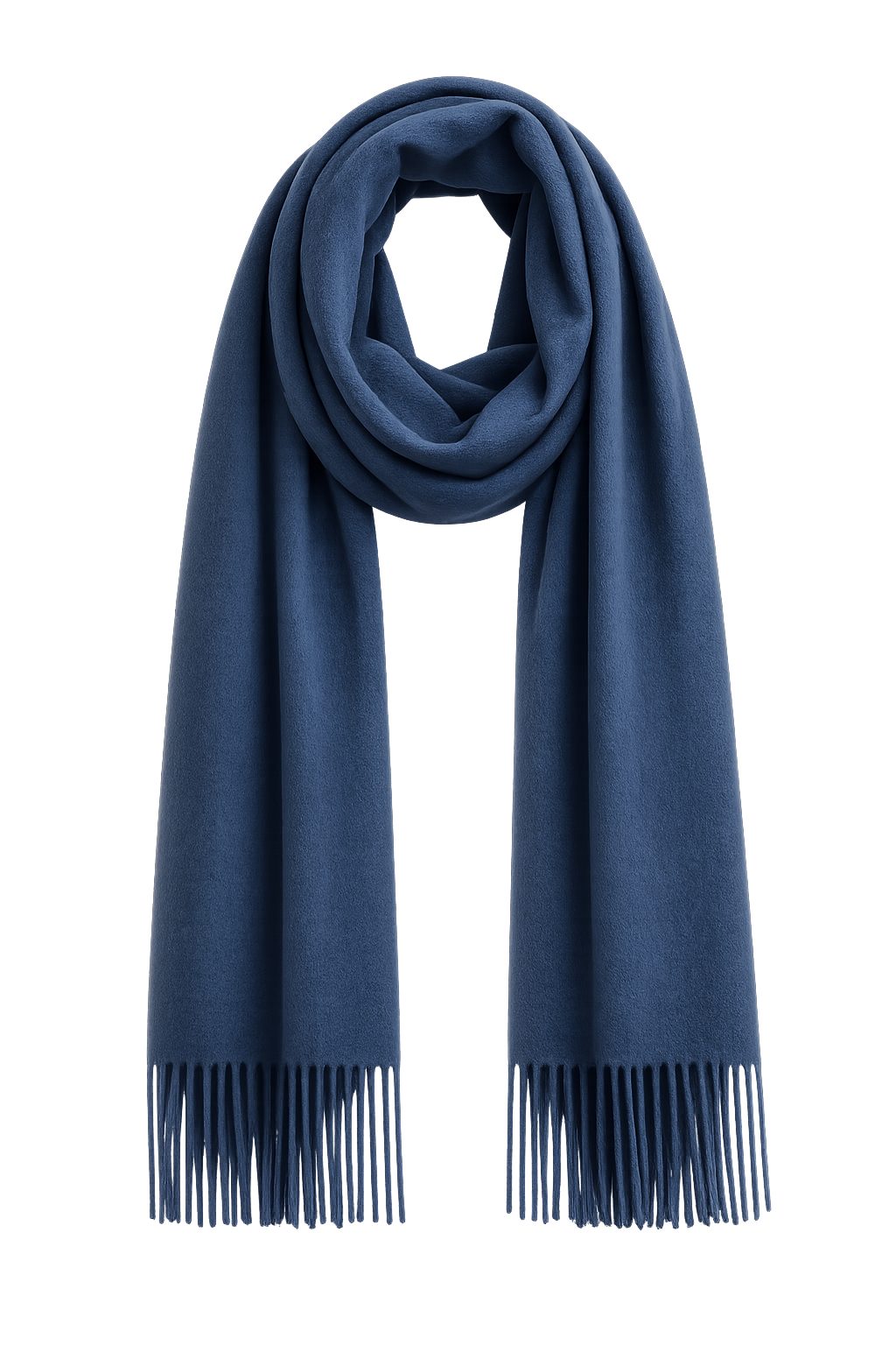 ITALY VIBES Pashmina - Fransenschal unifarben - weicher Kaschmirschal für Sie und Ihn, UNISEX für Sie & Ihn
