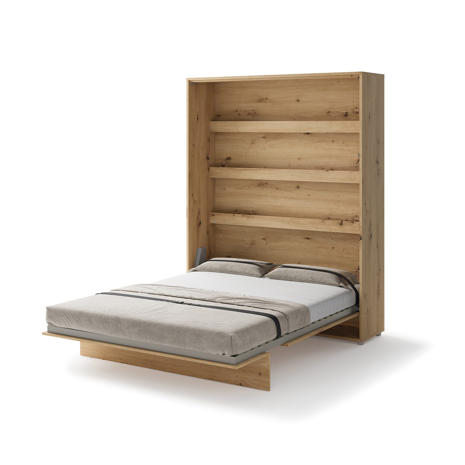 HAUSELEMENT Schrankbett 160 x 200 Vertikal LENART BED CONCEPT BC-12 Wandklappbett