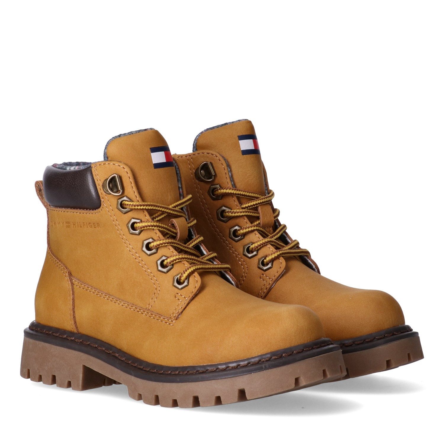 Tommy Hilfiger Schnürboots Worker Boots, robuster Boots für den Alltag