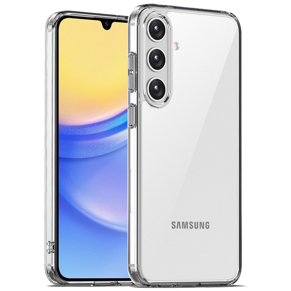 FITSU Handyhülle für Samsung Galaxy A15 Hülle Transparent Durchsichtige Schutzhülle 6,5 Zoll, Durchsichtige Handyhülle für Samsung Galaxy A15 (4G/5G) Case Cover