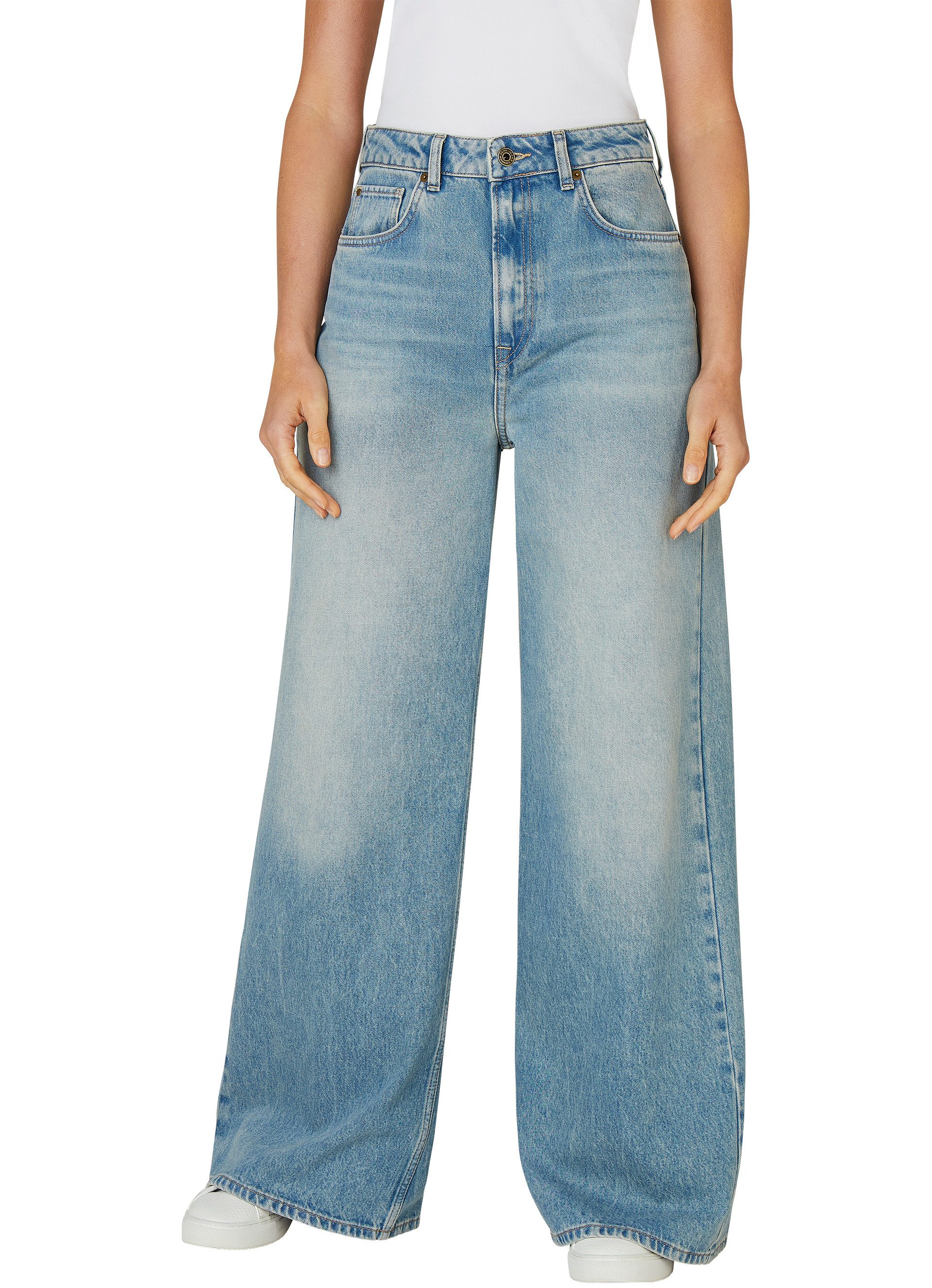 Pepe Jeans Schlagjeans WIDE LEG JEANS UHW günstig online kaufen