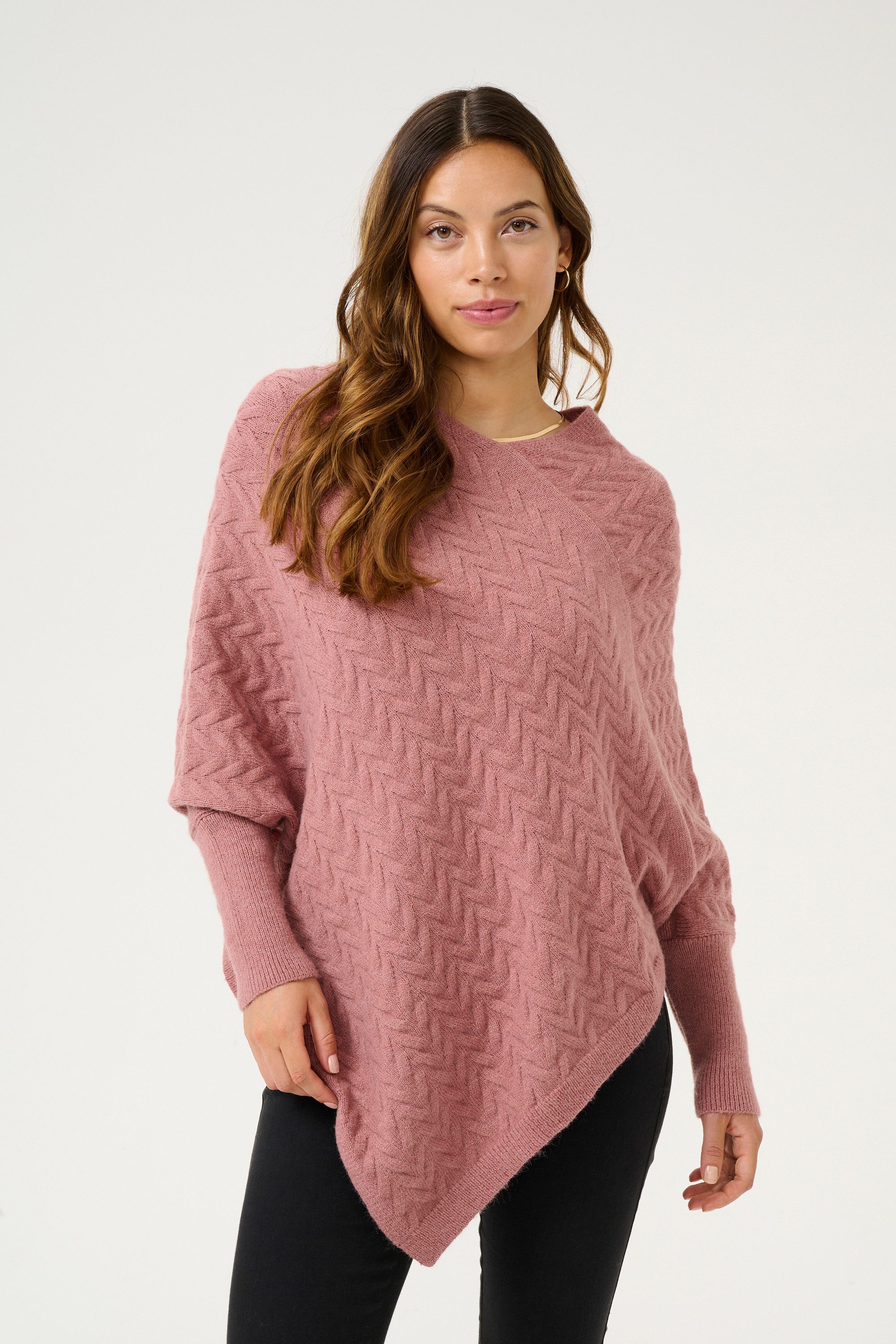 KAFFE Strickponcho Poncho KAvinnie günstig online kaufen