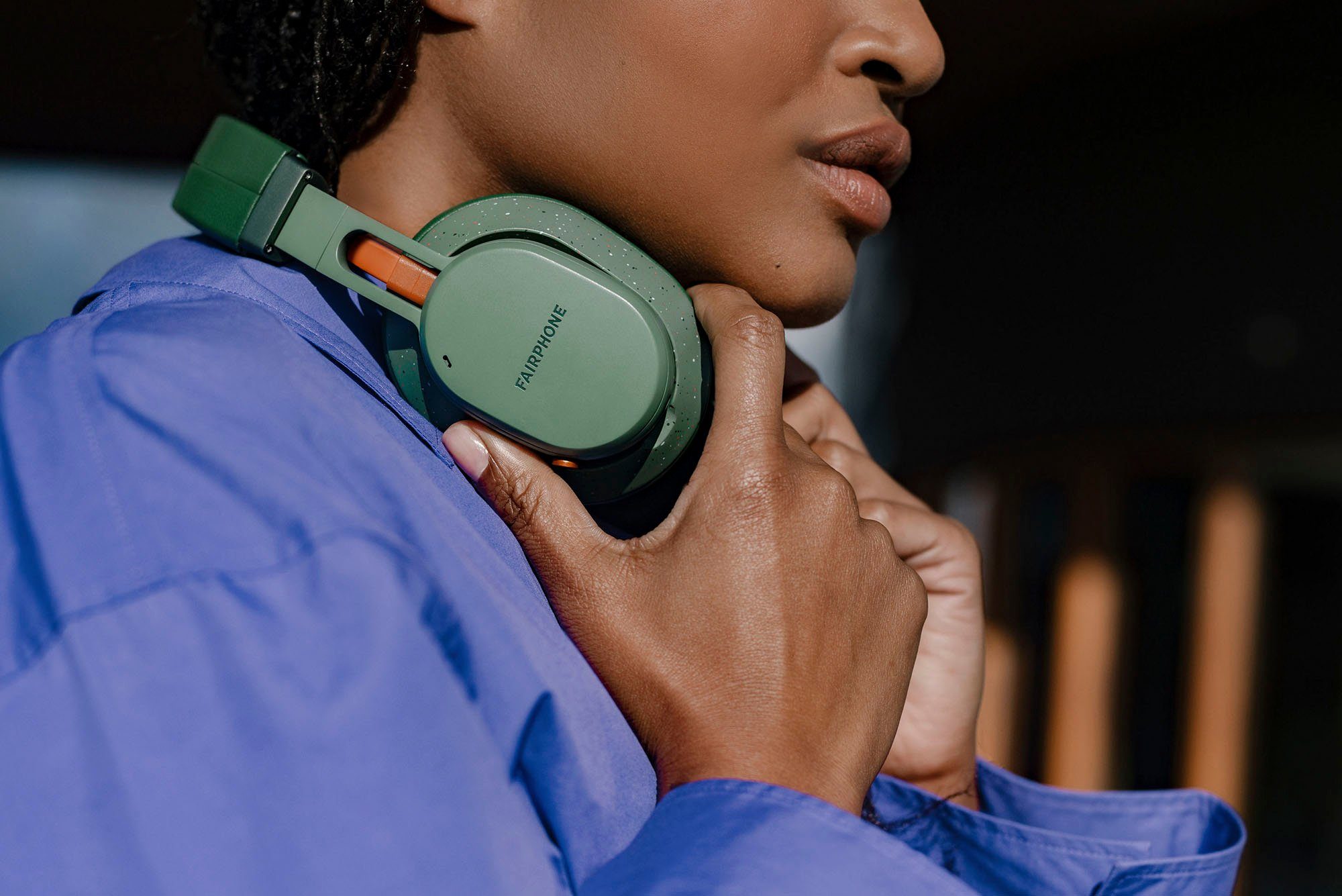 Fairbuds (ANC), Cancelling (Active Fairphone Bluetooth) grün Over-Ear-Kopfhörer XL Noise