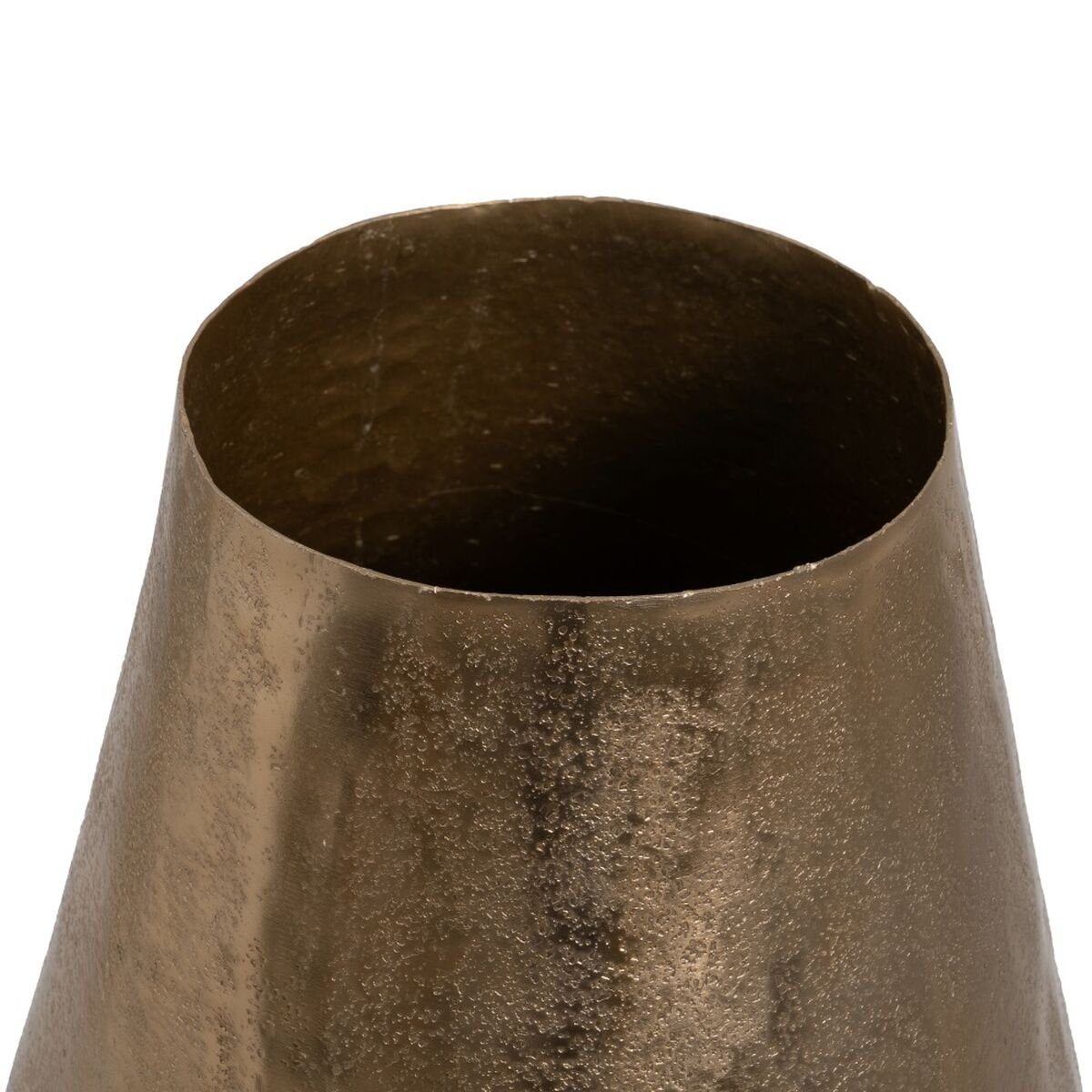 Bigbuy Vase Gold Dekovase Aluminium