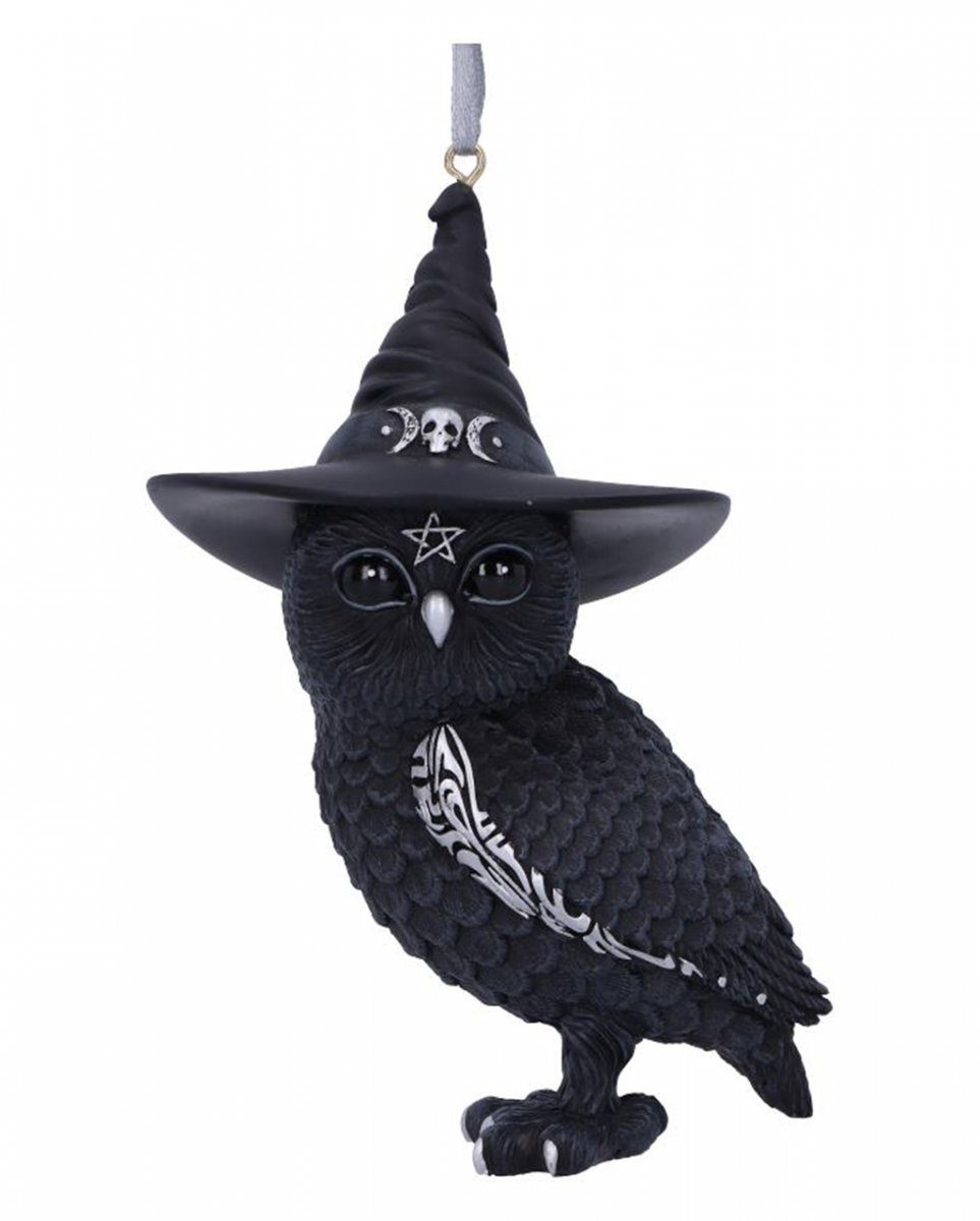 Horror-Shop Dekofigur Owlocen Hexeneule Weihnachtsschmuck 12cm