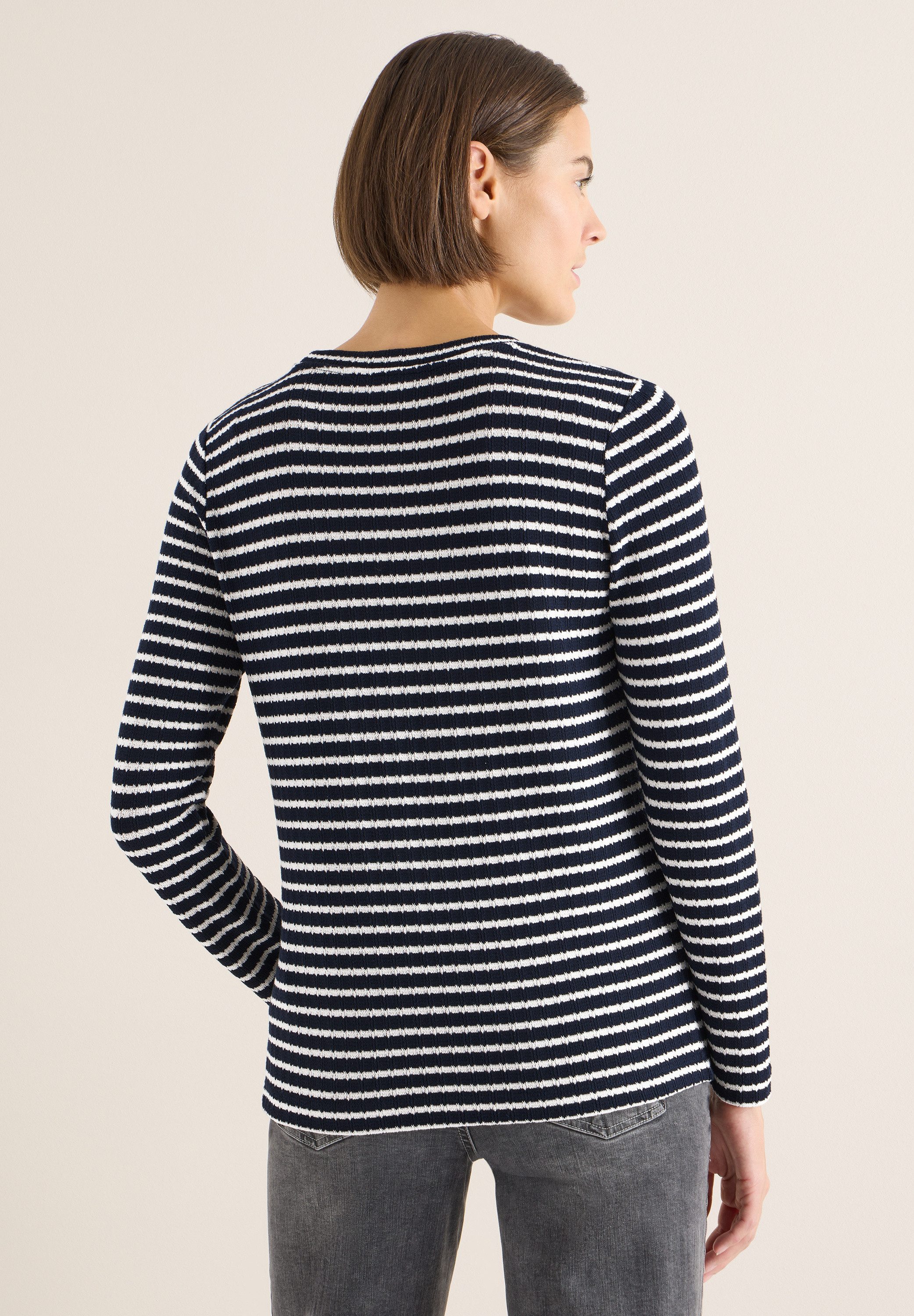 CECIL Langarmshirt im Streifen-Design günstig online kaufen