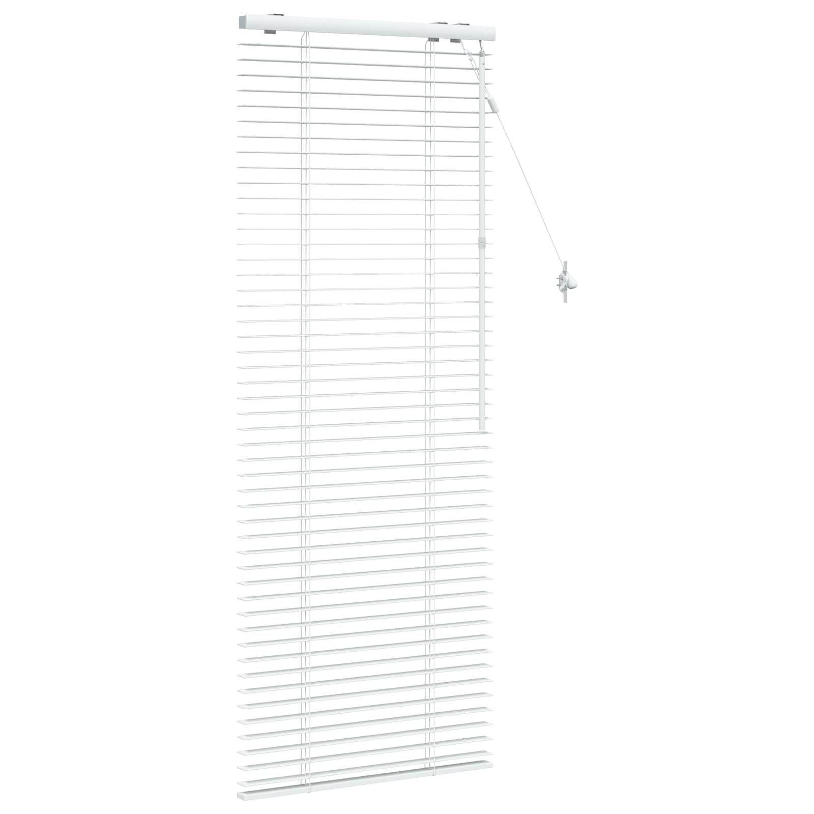Rollo Venezianische Jalousie Weiß 65 x 160 cm 35 mm, vidaXL