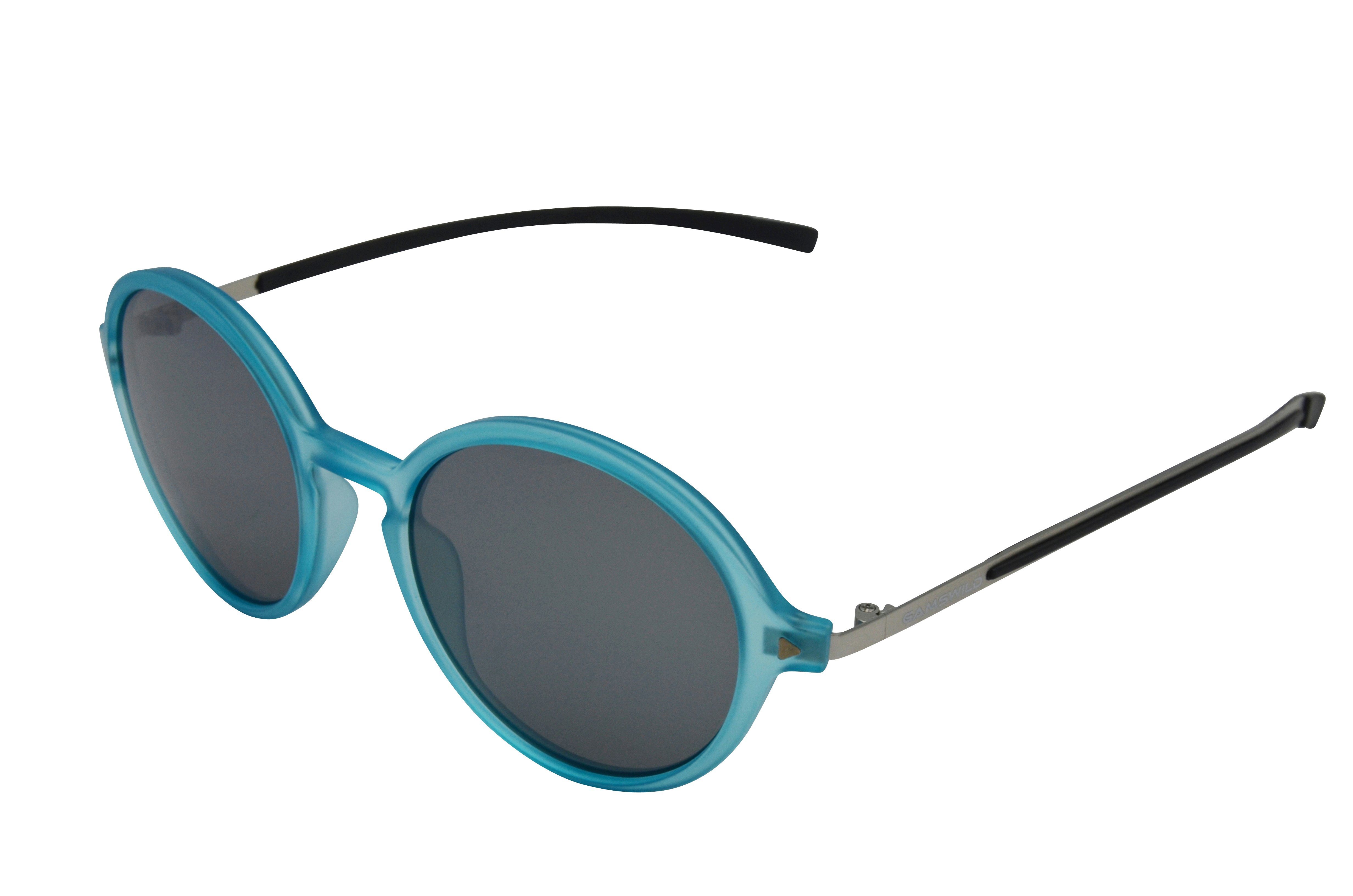 WM3128 Metallbügel GAMSSTYLE Damen, Gamswild blau, pink, Mode schwarz Sonnenbrille weiß, Brille