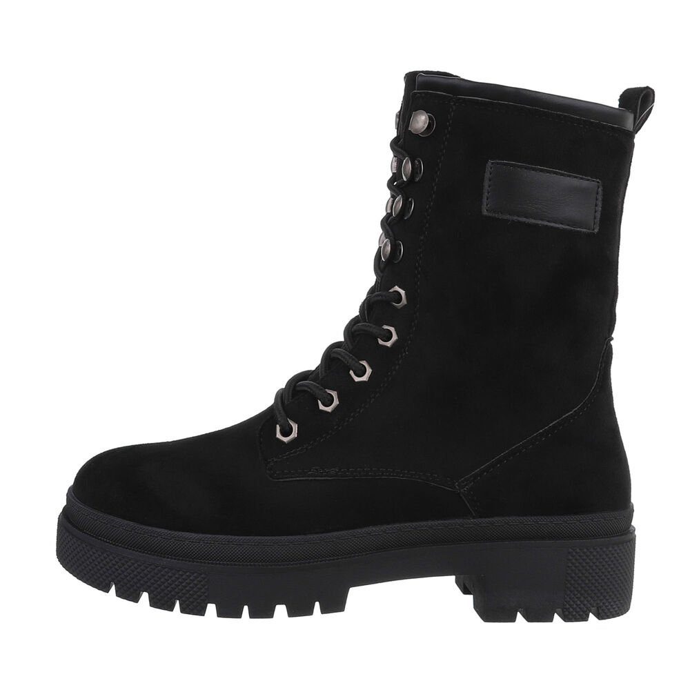 Damen Schnürschuhe Freizeit Schnürstiefelette