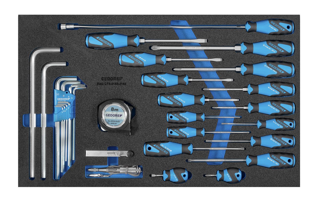 Gedore Werkzeugset 2005 CT4-2153-63 CT-Modul mit Sortiment
