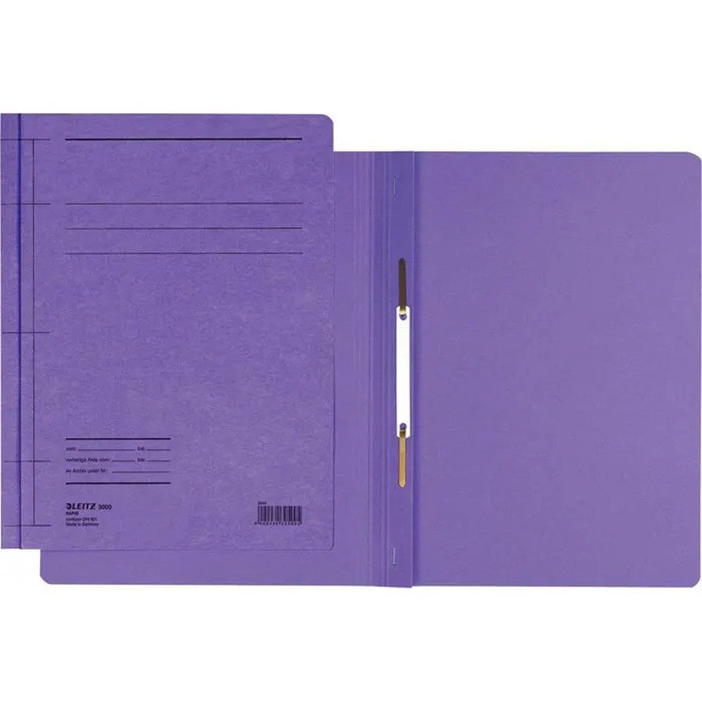 LEITZ Hefter 25 LEITZ Schnellhefter 3000 Karton violett DIN A4