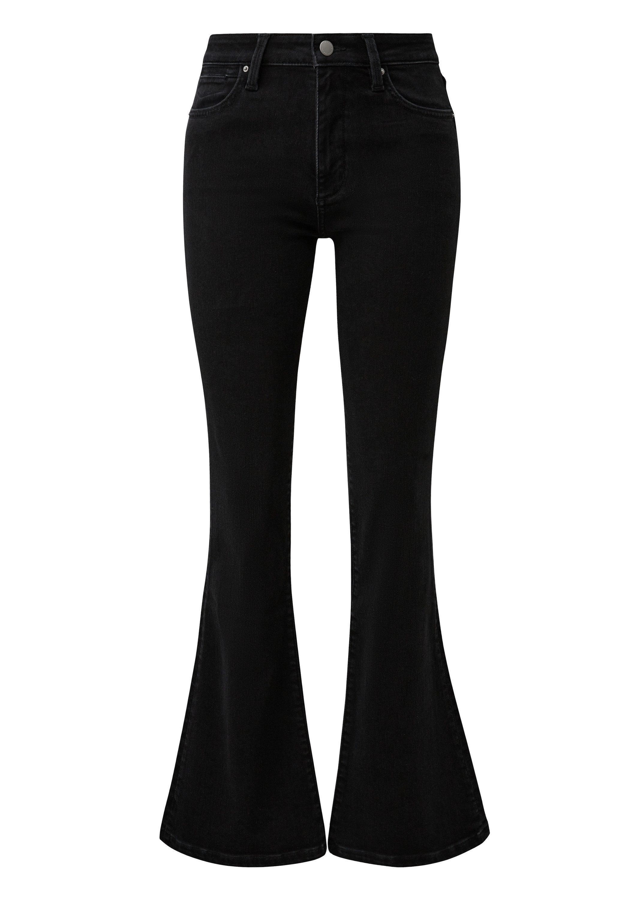 QS Bootcut-Jeans Jeans-Hose REENA Jeans Reena/High Rise/Flared Leg