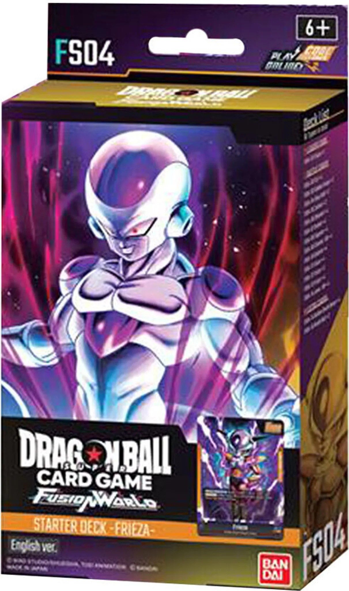 Bandai Sammelkarte Dragon Ball Card Game Fusion World Frieza Starter Deck FS04 - Englisch