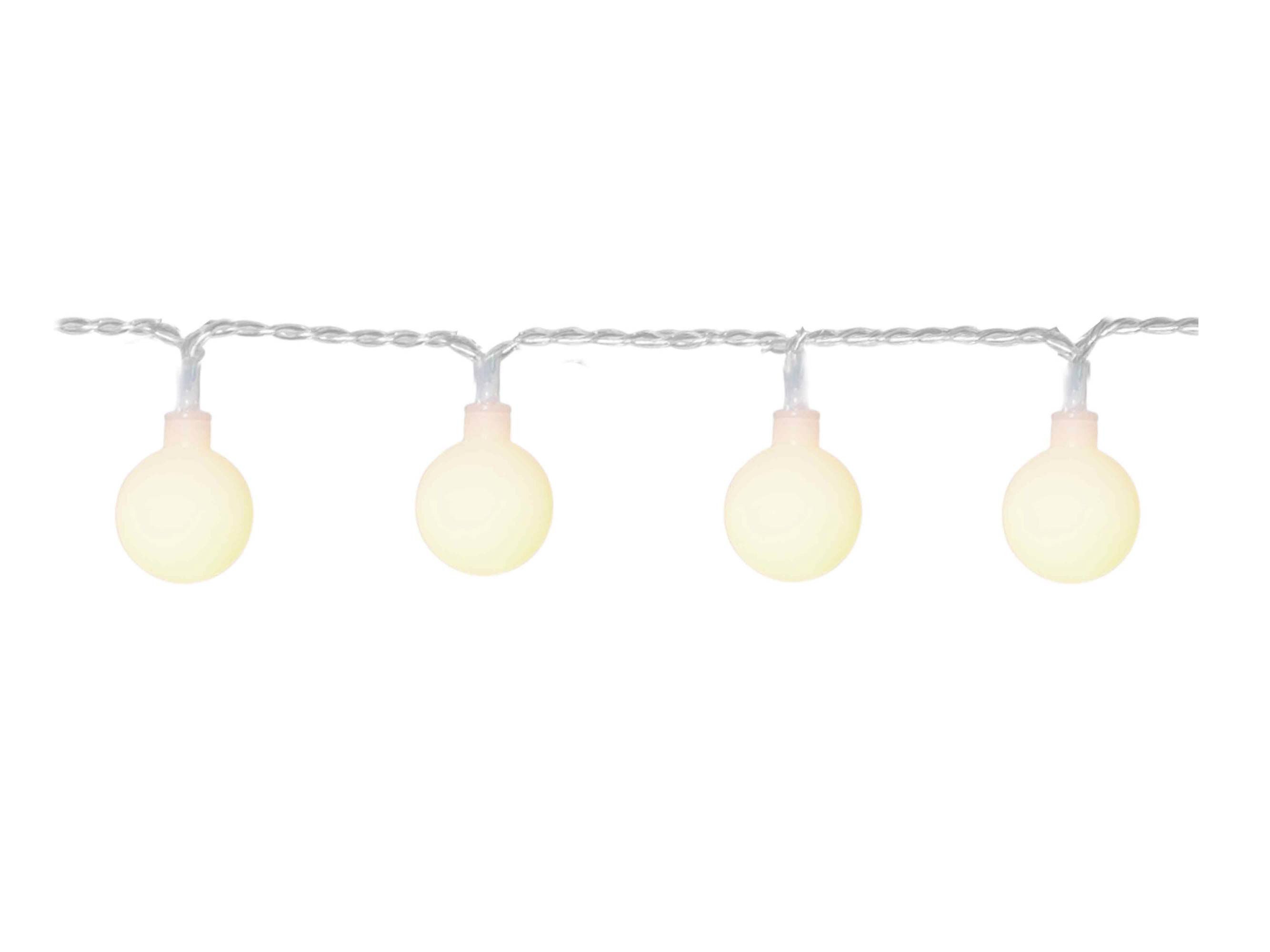 STAR TRADING LED-Lichterkette Berry, 50 Kugeln warmweiße LED 7,35m Außen