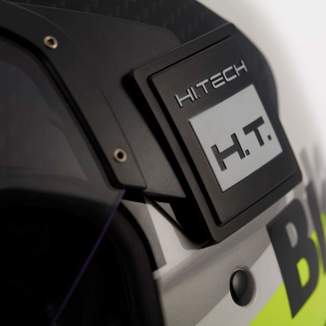 Blauer Motorradhelm BET Urban Jethelm, integriertes Sonnenvisier