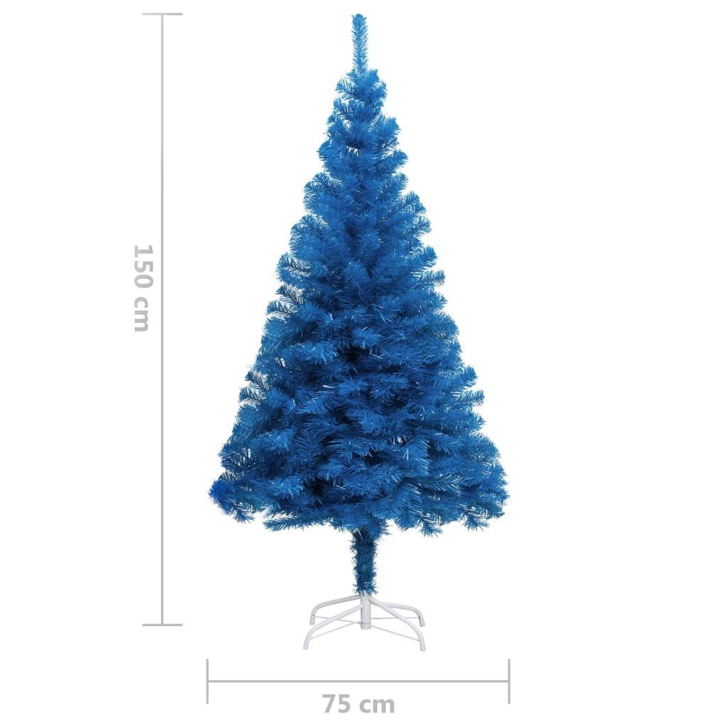 150 cm furnicato Künstlicher Ständer Weihnachtsbaum Blau mit PVC