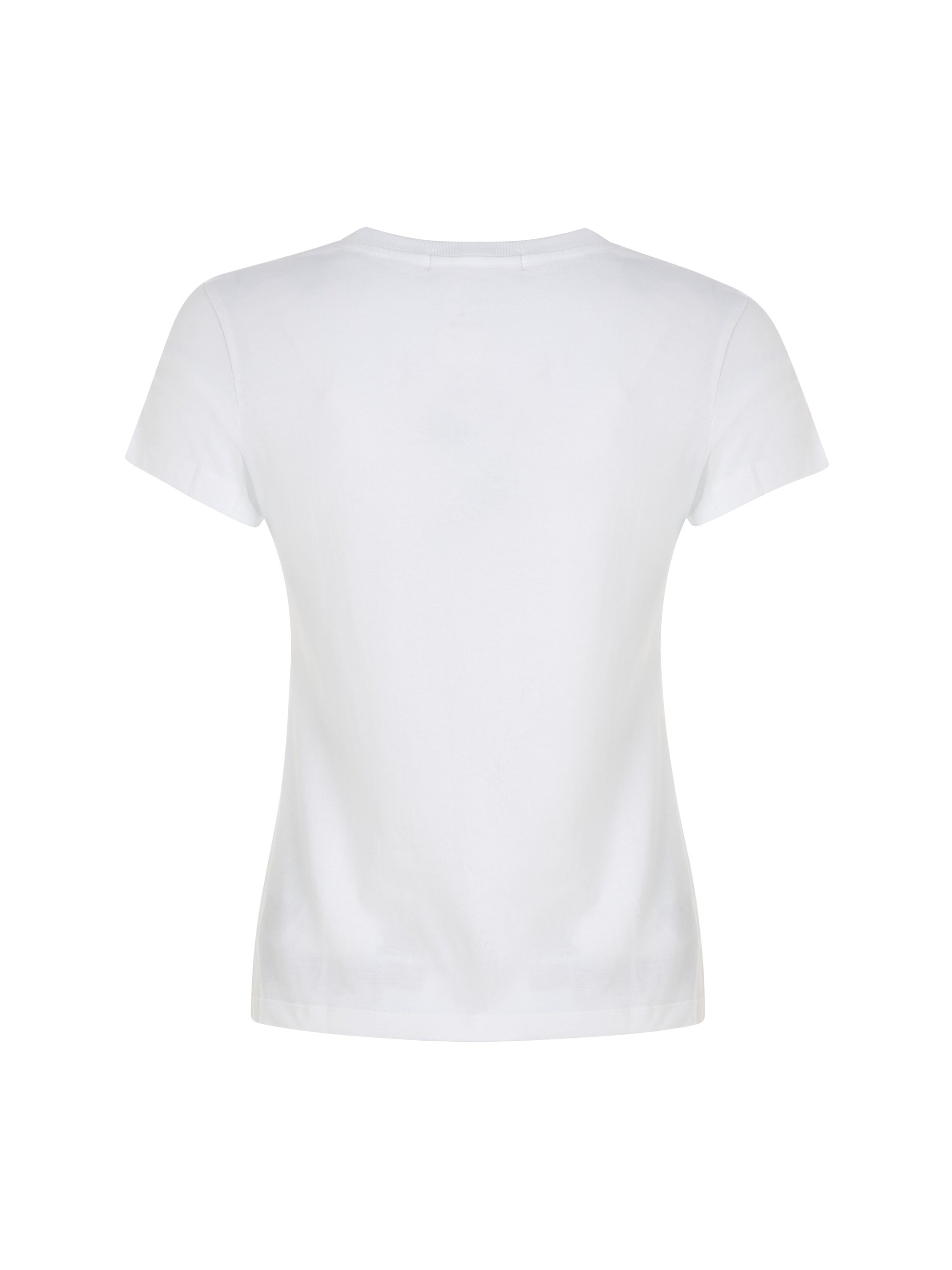 Calvin Klein Jeans T-Shirt FIT White INSTIT mit SLIM CORE TEE LOGO CK-Logoschriftzug Bright