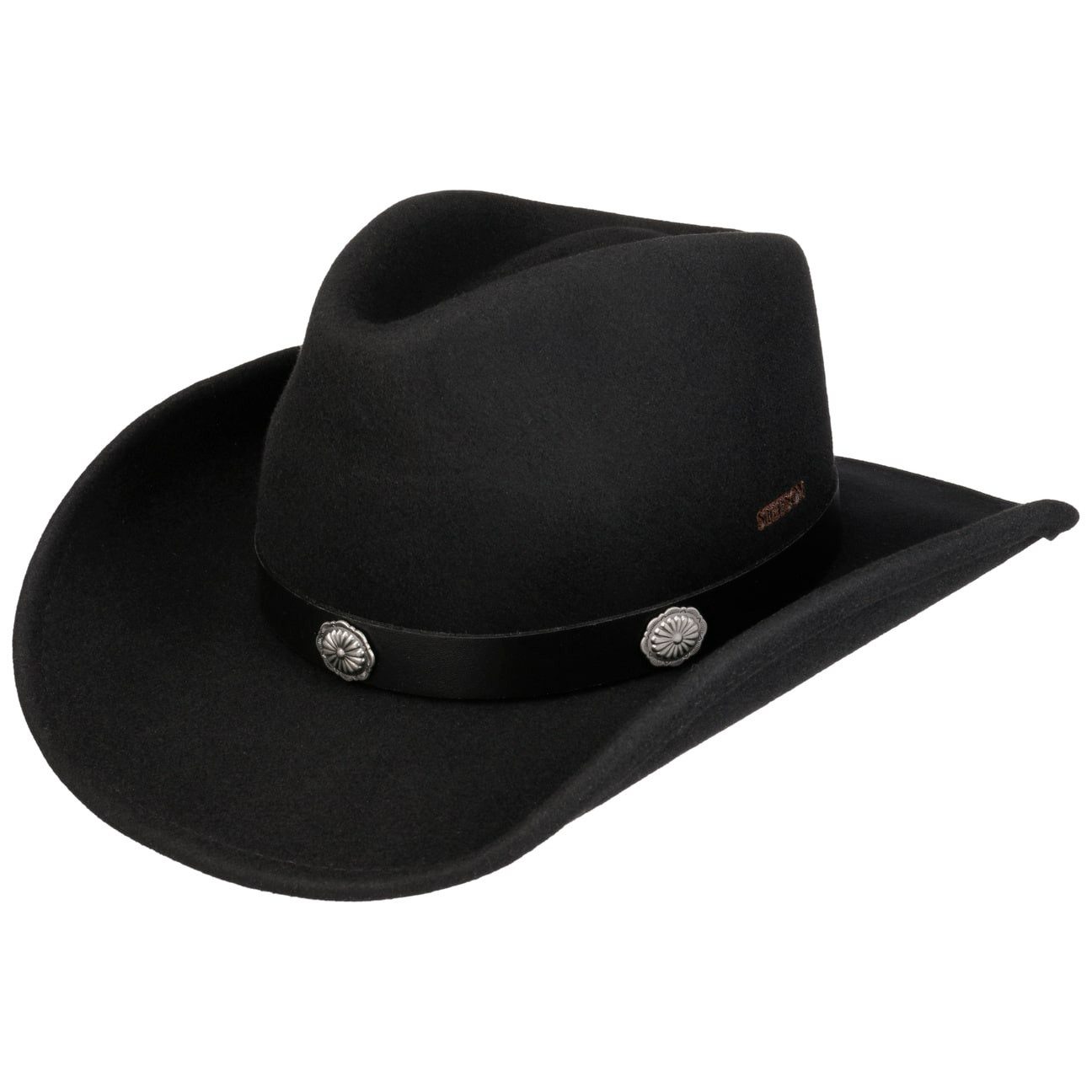 Stetson Cowboyhut (1-St) Filzhut mit Lederband
