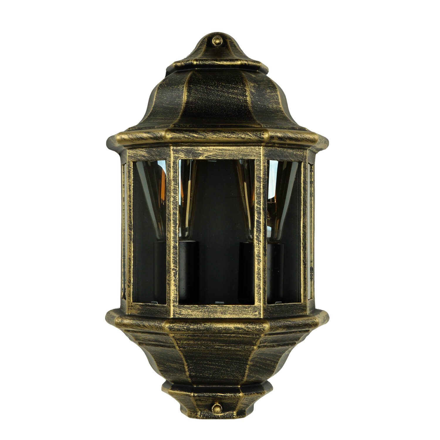 Rustikale für LIVORNO, Licht-Erlebnisse Wandlampe außen ohne Gold Außen-Wandleuchte Antik Leuchtmittel, Schiffsleuchte
