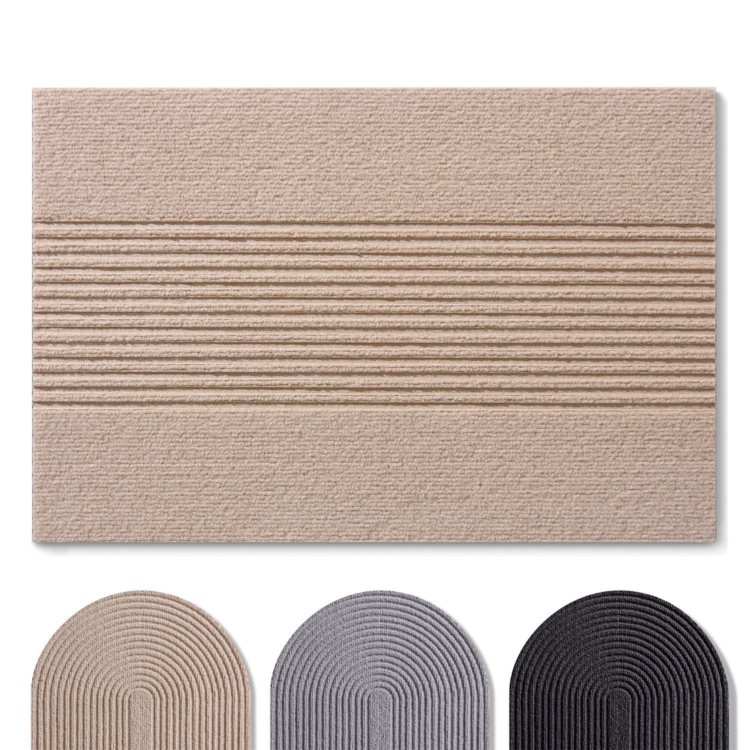 Blumtal Fußmatte rutschfeste Schmutzfangmatte aus langlebigem Polyester, Fu günstig online kaufen