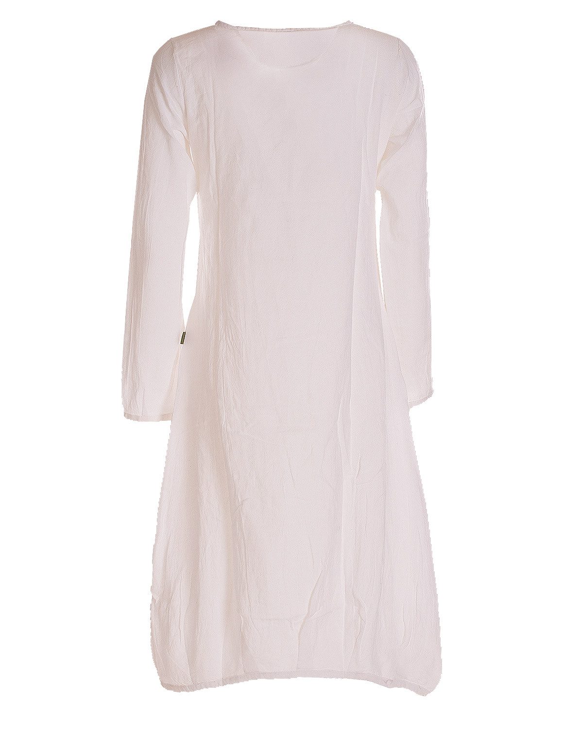 Vishes Midikleid Luftiges Damen Sommerkleid Langarm Longshirt-Kleid Shirt-K günstig online kaufen