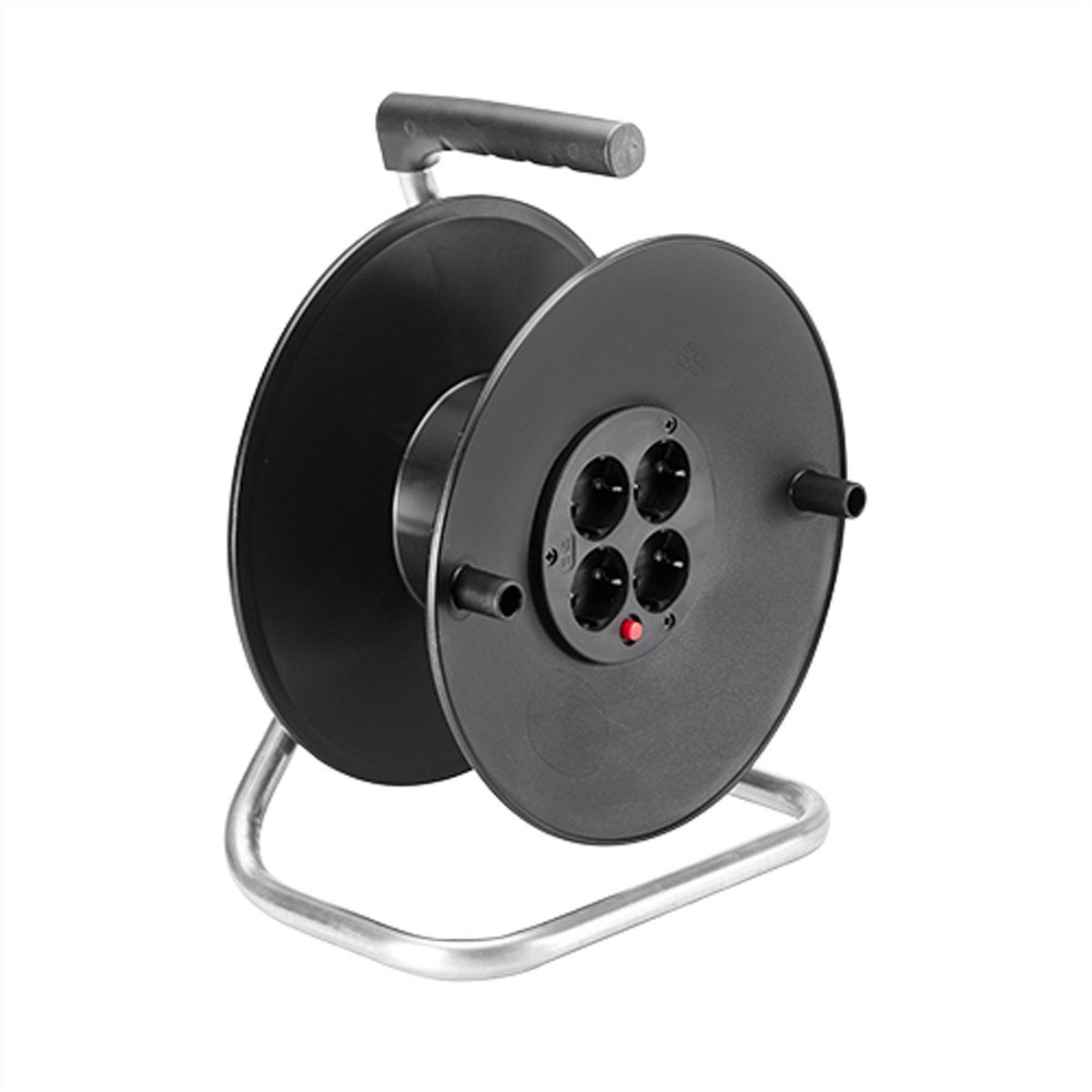 Bachmann Kabeltrommel 4-fach leer Kabeltrommel (Kabellänge 0 m), ohne Kabel, Kunststoff