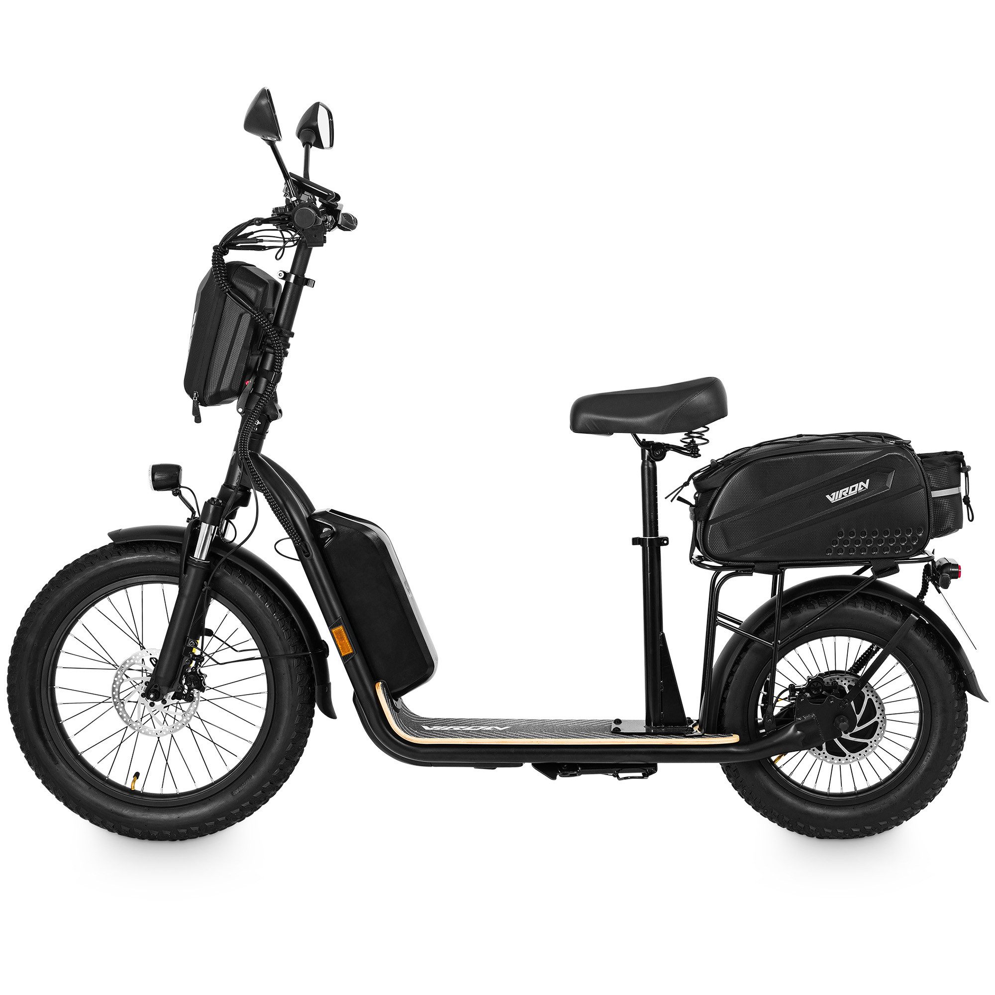 Viron E-Scooter XI-1500-EEC with road approval (ABE), electric scooter, electric moped, foldable scooter