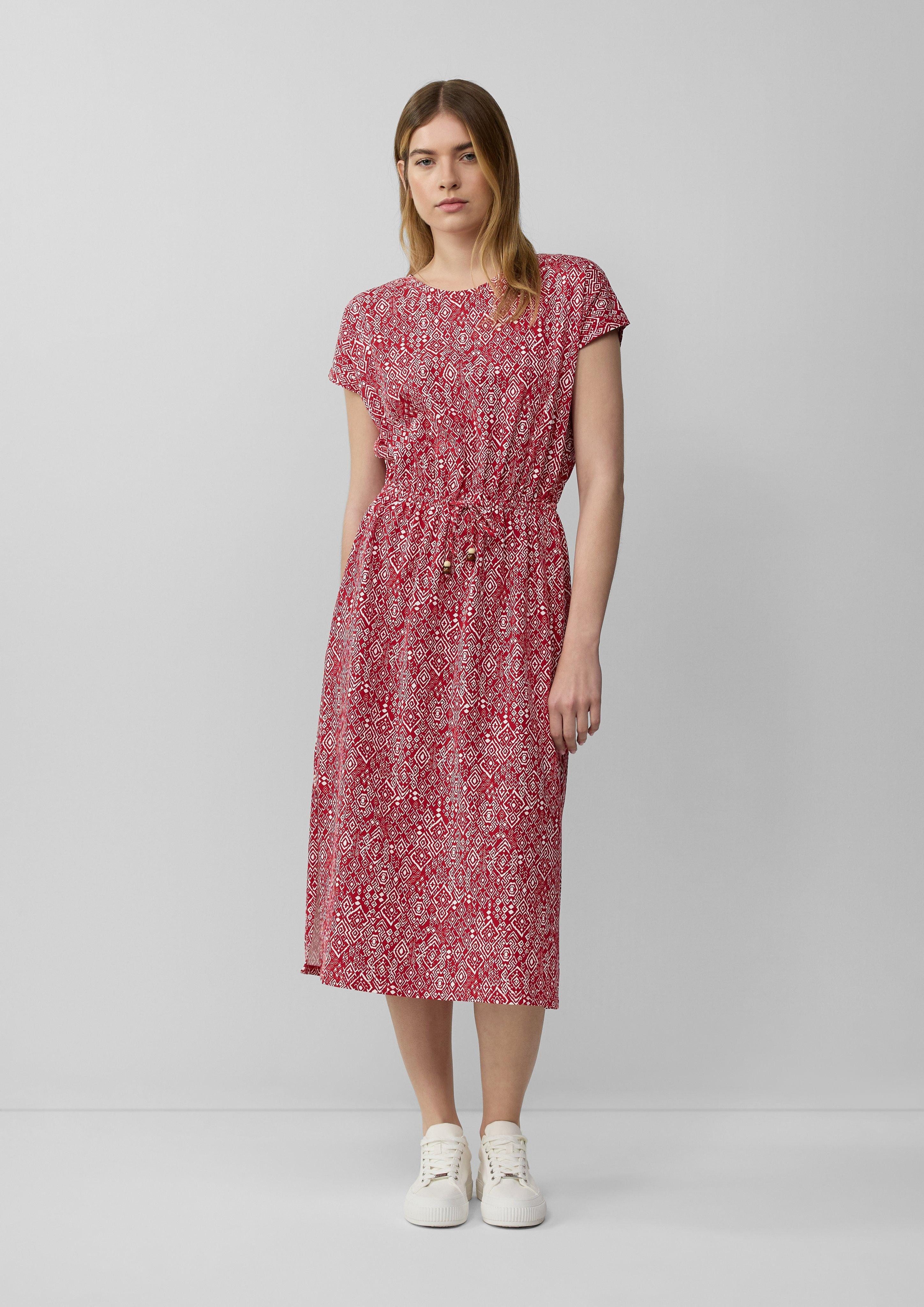 s.Oliver Minikleid Midikleid aus Baumwollstretch mit günstig online kaufen