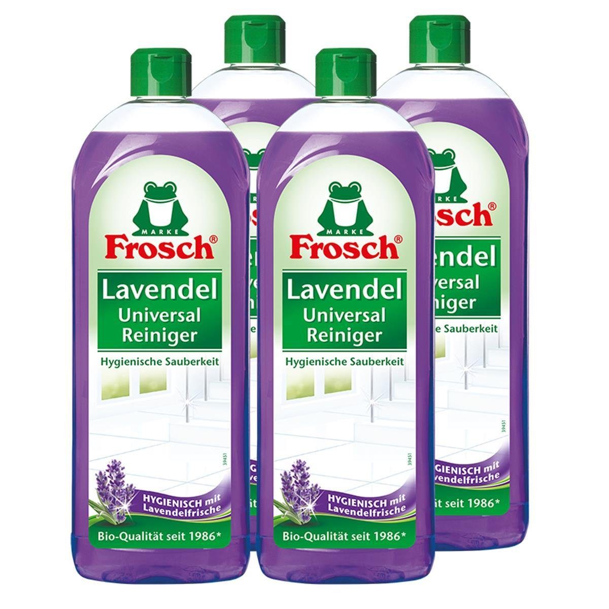 FROSCH 4x Frosch Lavendel UniversalReiniger 750 ml Allzweckreiniger