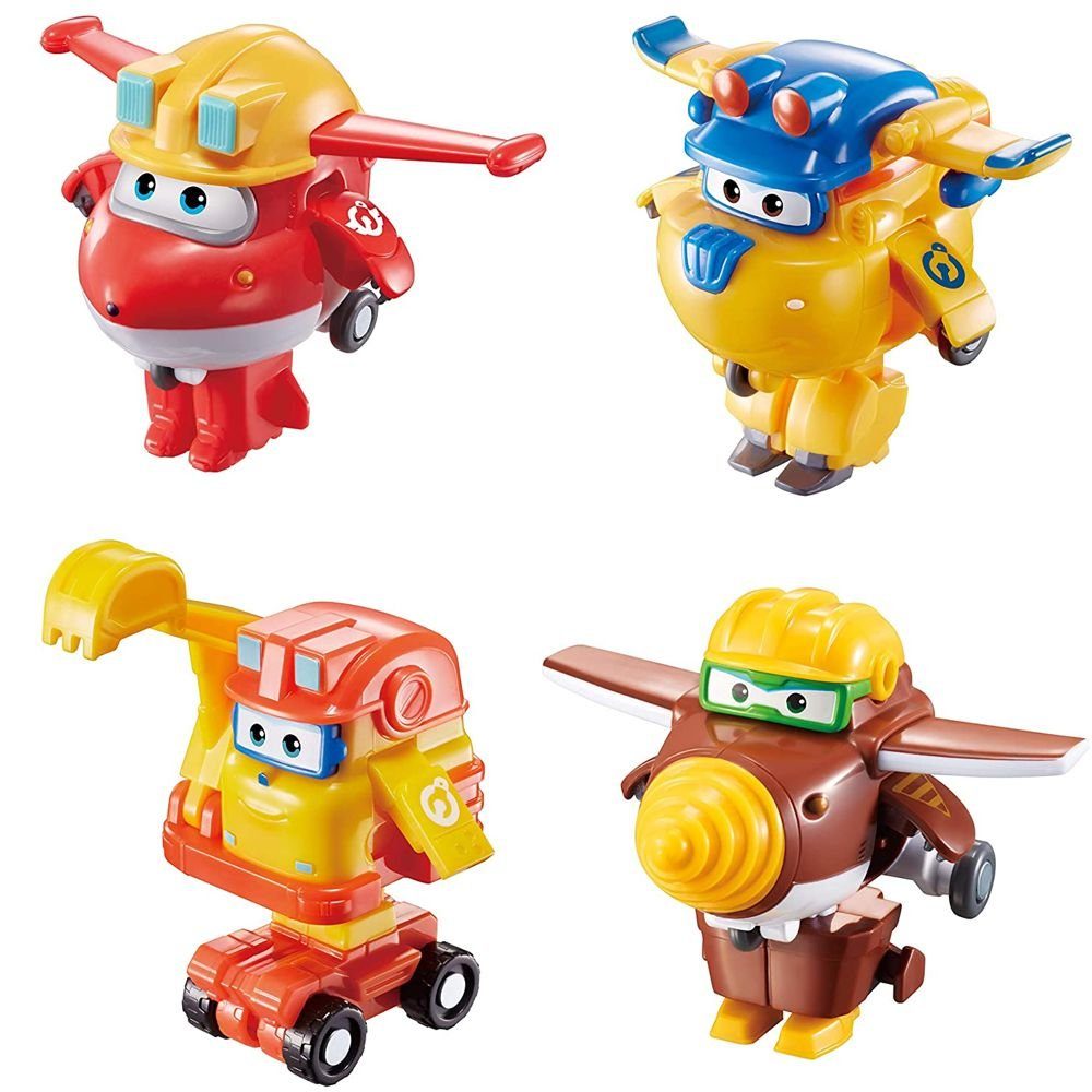 Tood Super Scoop Flugzeuge Wings Donnie, Mini Transform Wings & Spielfigur Super Jett,