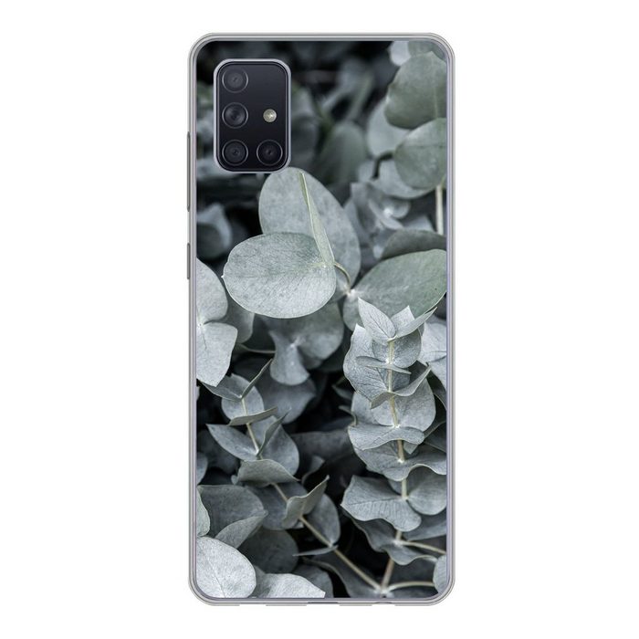 MuchoWow Handyhülle Natur - Pflanzen - Eukalyptus - Blätter Phone Case Handyhülle Samsung Galaxy A71 Silikon Schutzhülle