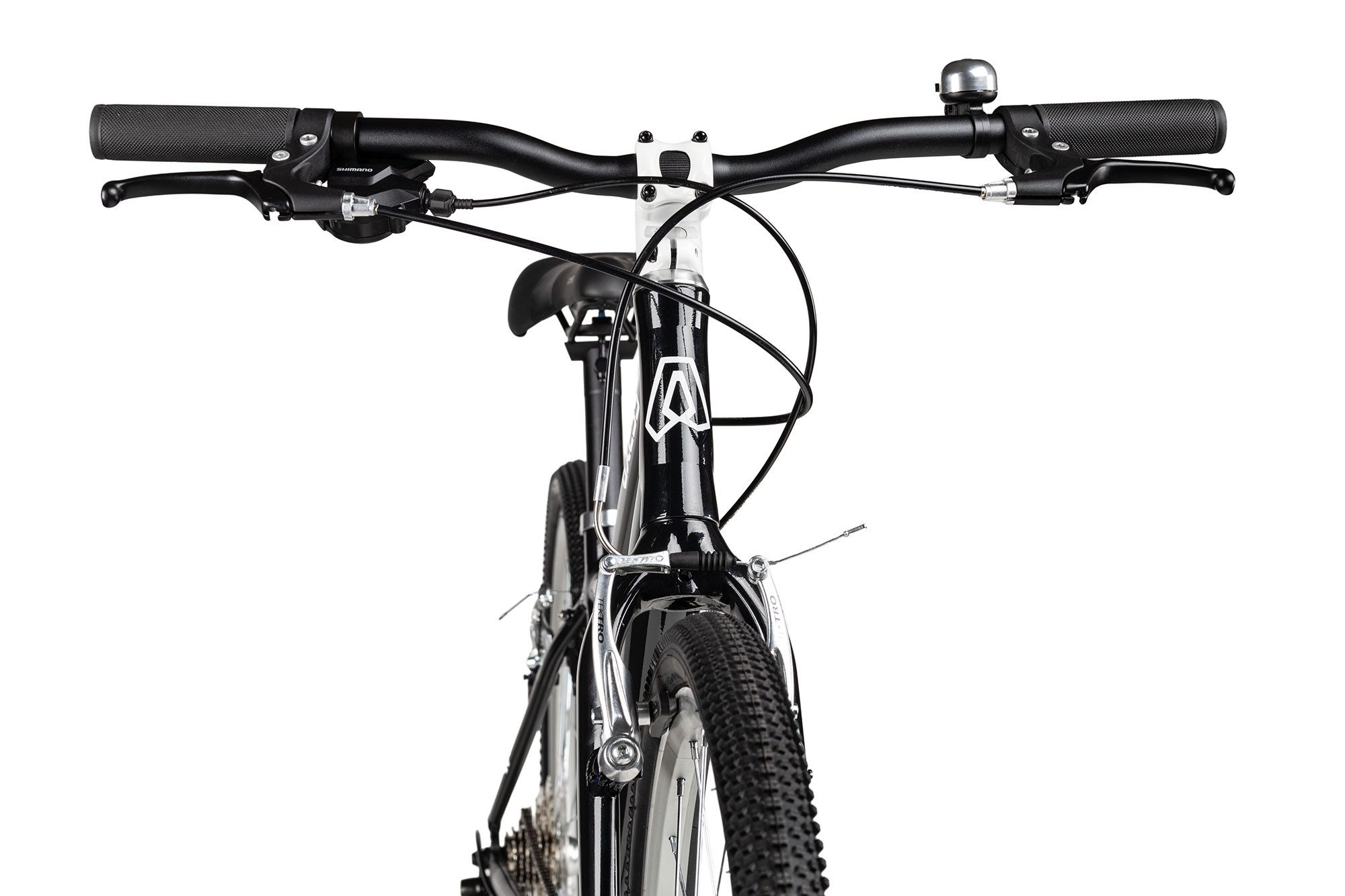 Axess Kinderfahrrad Axess LUU. 26, 8 Gang Shimano Altus RD-M310-L Schaltwerk, Kettenschaltung, dreifach-konifizierter Aluminiumrahmen schwarz/grau