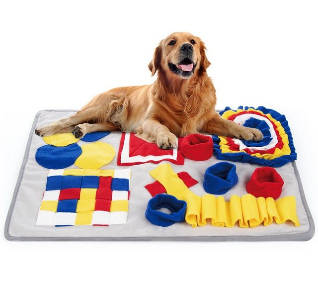 Homewit Hundematte “Schnüffelteppich für Hunde I 70x50cm I Schnüffelteppich Matte Hundespielzeug”, Riechen rutschfest Hunde Intelligenzspielzeug