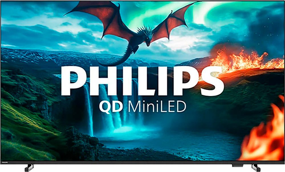 Philips 65MLED810/12 QLED Mini LED-Fernseher (164 cm/65 Zoll, 4K Ultra HD, Smart-TV)