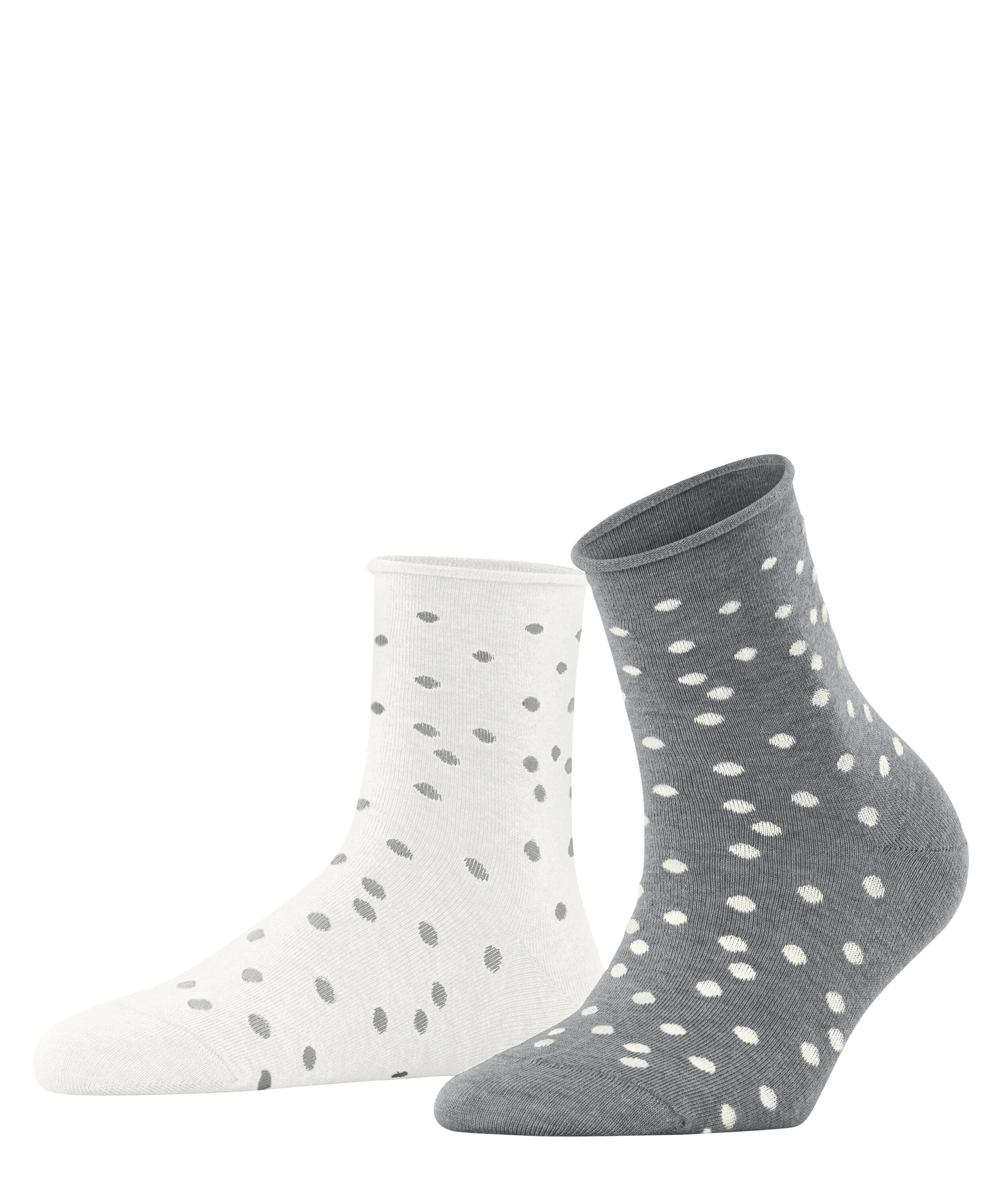 Esprit Socken Irregular Dots 2-Pack (2-Paar) mit Punktdesign