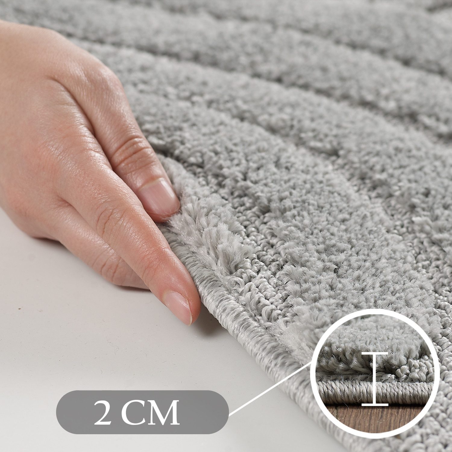 SIMPEX24 Designteppich Skandinavischer Boho, Rechteckig, Höhe: 8 mm, Teppich Wohnzimmer, Schlafzimmer, Gästezimmer