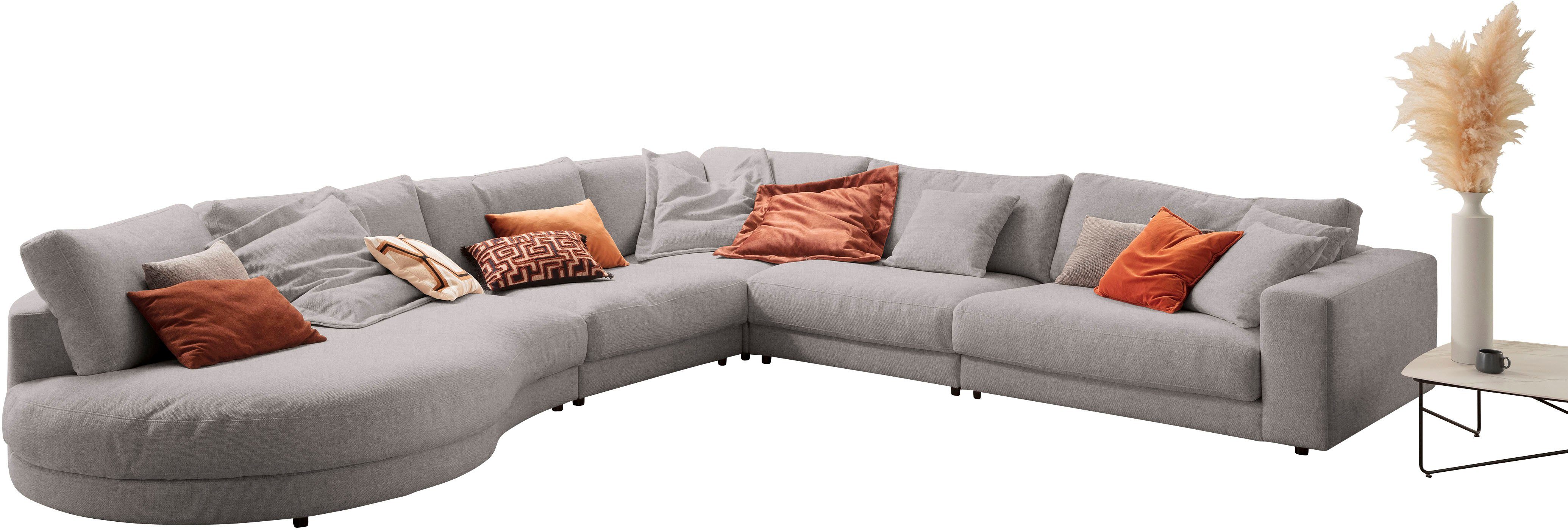 Flatterkissen, Easy wahlweise 3C Enisa care incl. Flecken-Schutz-Bezug Ecksofa Candy mit II, 3