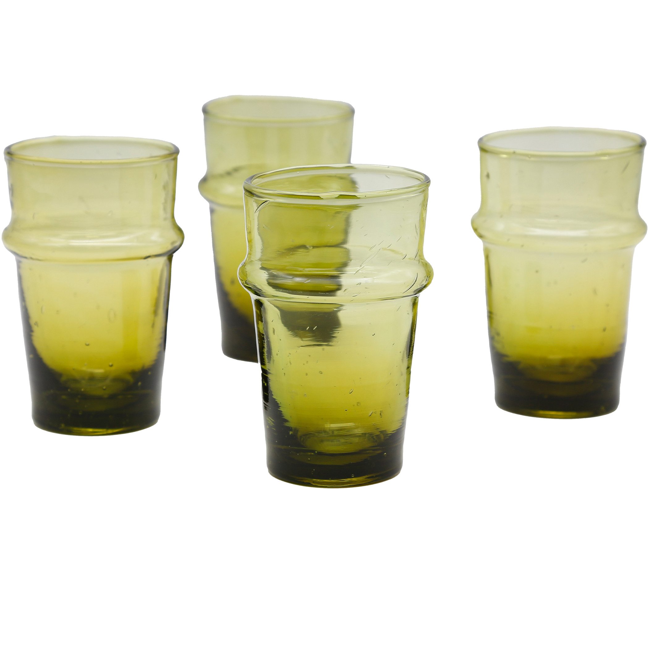 Casa Moro Gläser-Set Gläser Set 4er Teegläser Dessertgläser Espresso Macchiato Braun, 4-tlg., Glas, 4-teilig, 150 ml je Glas, für Kalt- und Heißgetränke, mundgeblasen