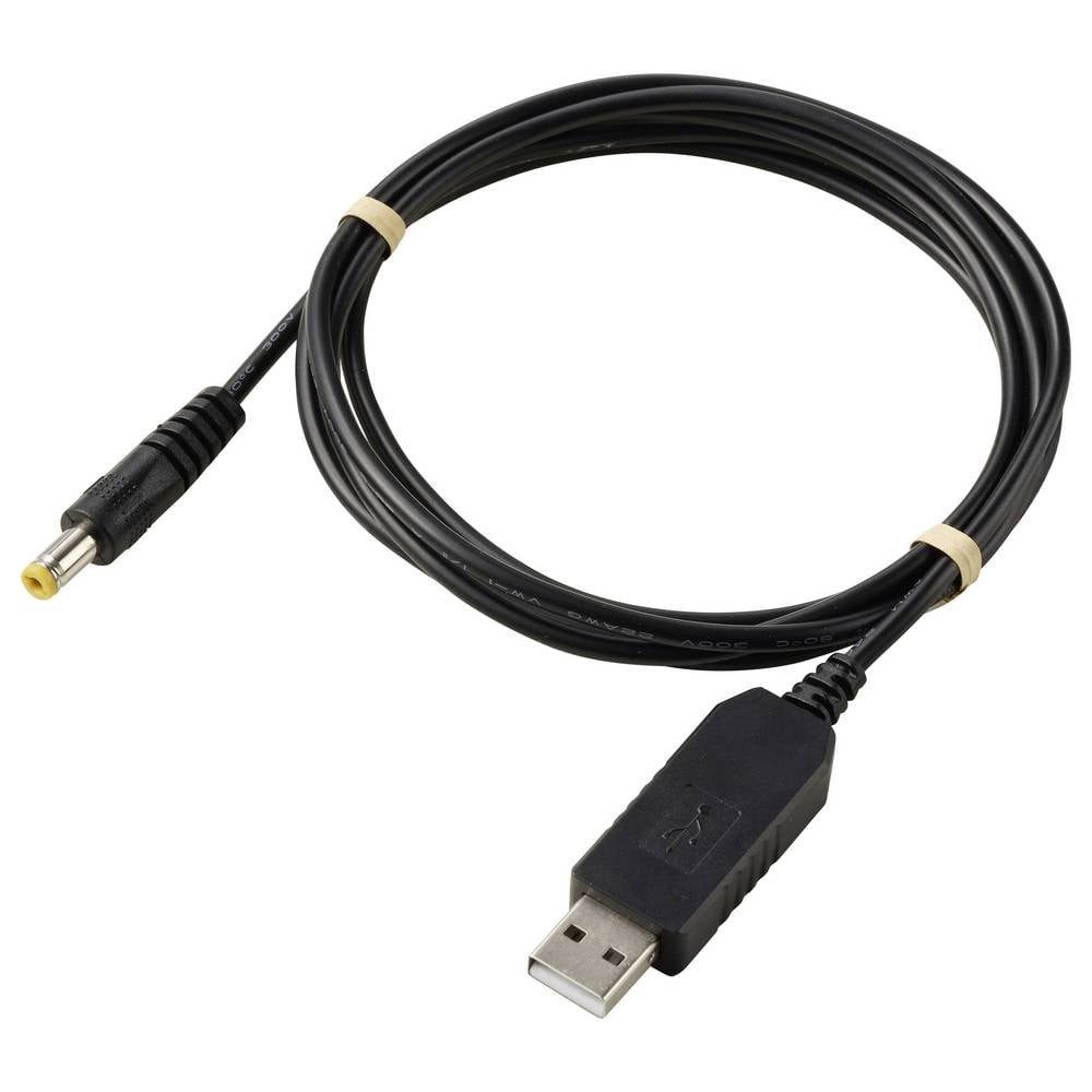 VOLTCRAFT USB Spannungswandler Hohlstecker 5.5 x 2.1 mm Black DC/DC Wandler, mit USB-Ladegerät (DC/DC Wandler, mit DC-Adapter)