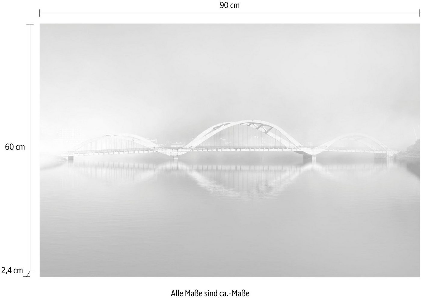 queence Acrylglasbild »Brücke«-kaufen