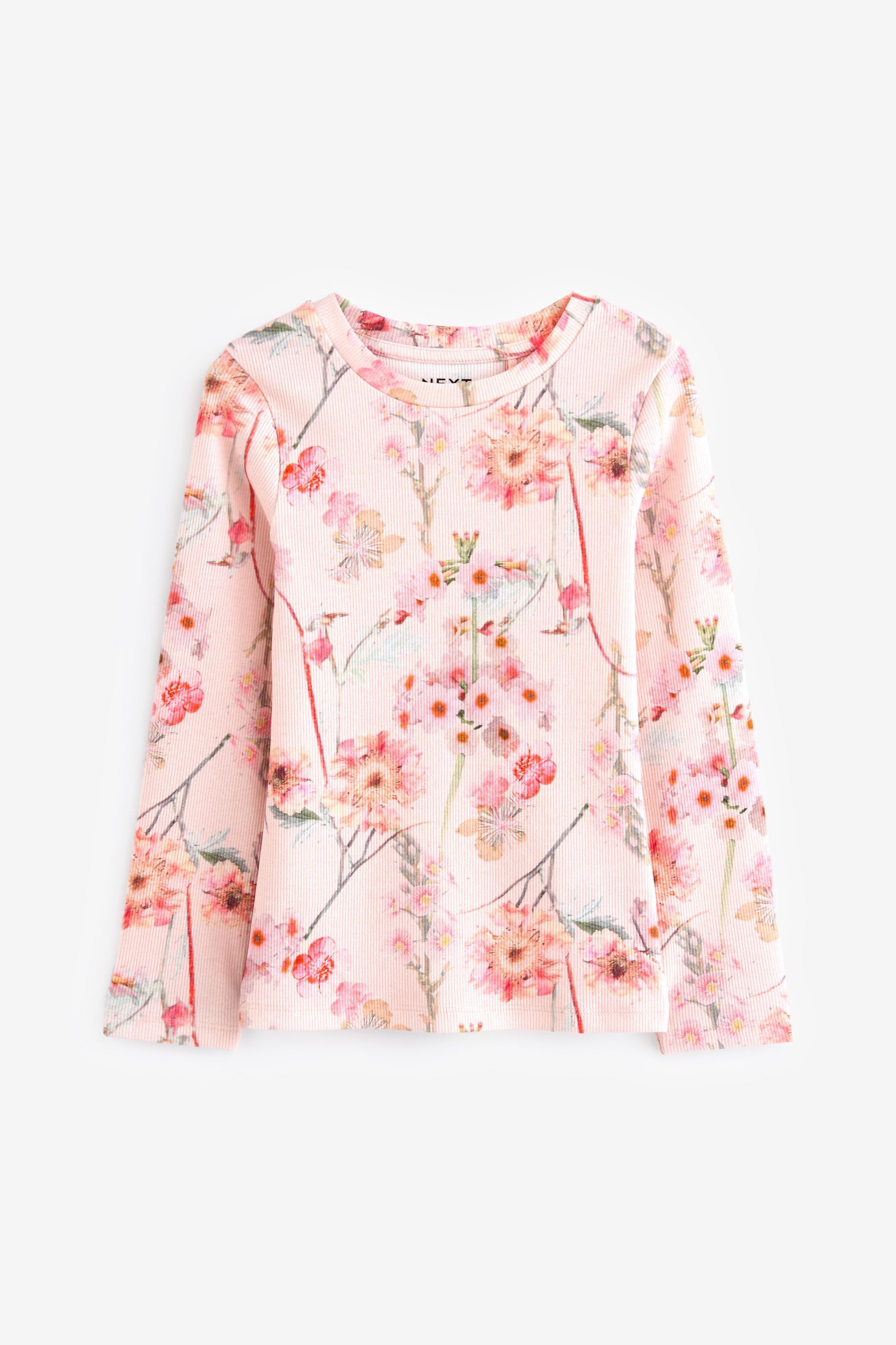 Next Langarmshirt Geripptes Langarmshirt (1-tlg) günstig online kaufen