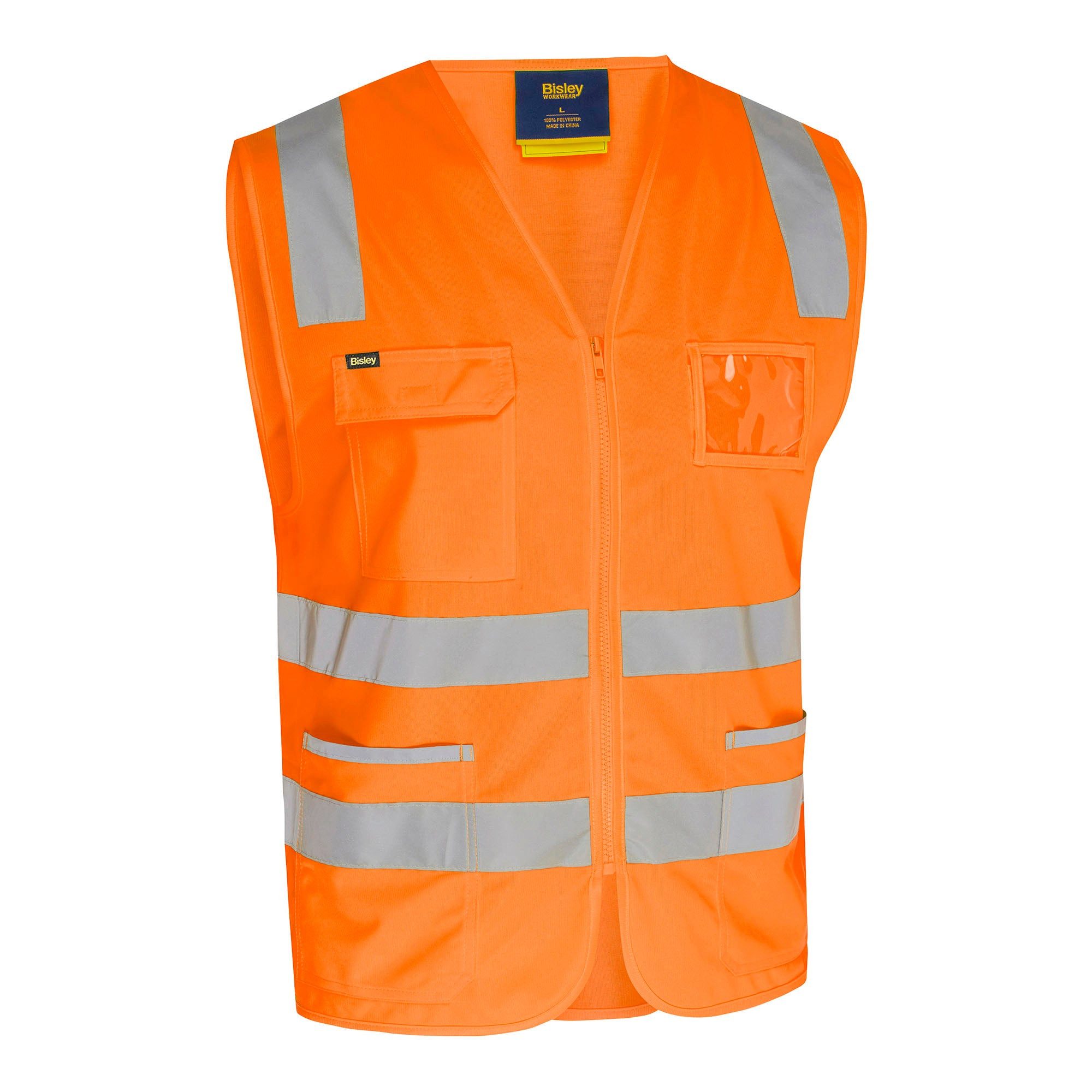 Bisley Workwear Arbeitsweste BISLEY DALFORD HI VIS Warnweste Hohe Sichtbarkeit