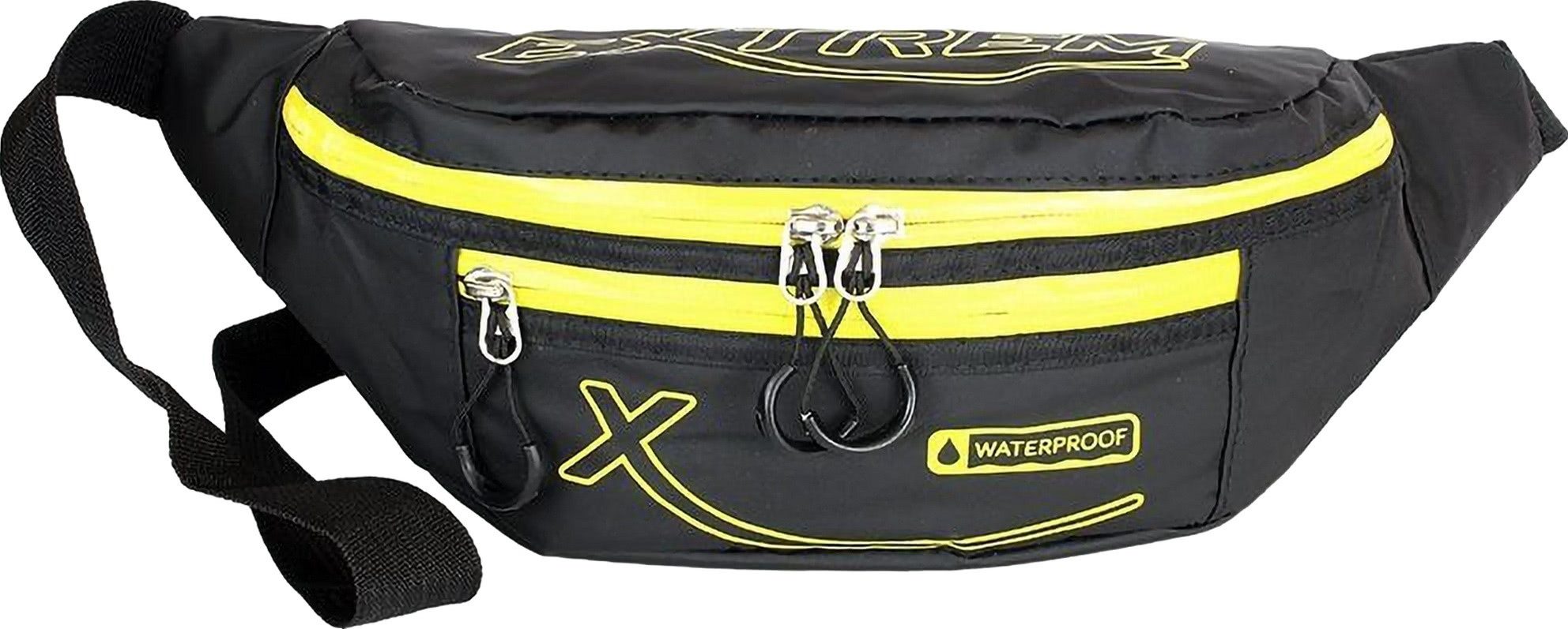BAG STREET Gürteltasche Bag Street Damen Herren Gürteltasche (Gürteltasche), Damen, Herren, Jugend Gürteltasche Synthetik, schwarz, gelb 12cm hoch