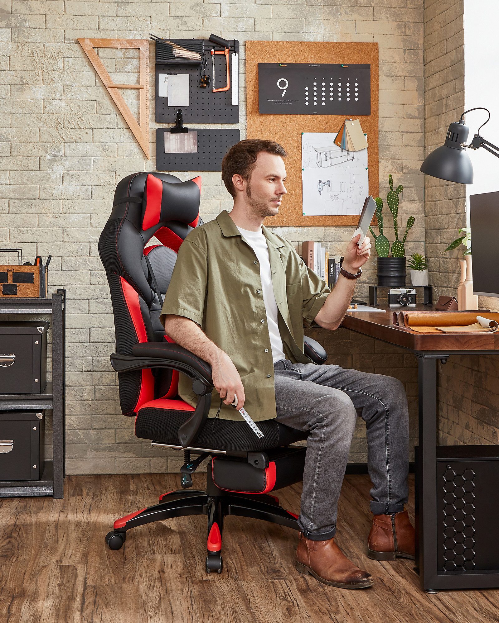 SONGMICS Bürostuhl, Bürostuhl, höhenverstellbar, Home-Office günstig online kaufen