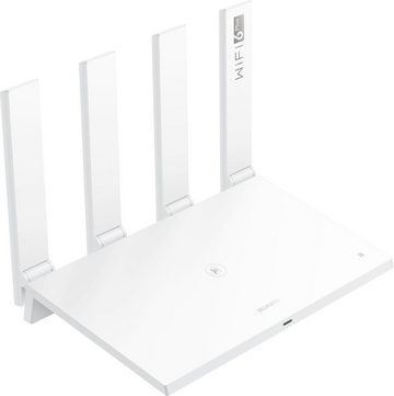 Huawei WiFi AX3 (Quad-core) WLAN-Router, Router Weiß (WiFi 6 802.11ax, Dual-Band, bis zu 3.000 Mbit/s)