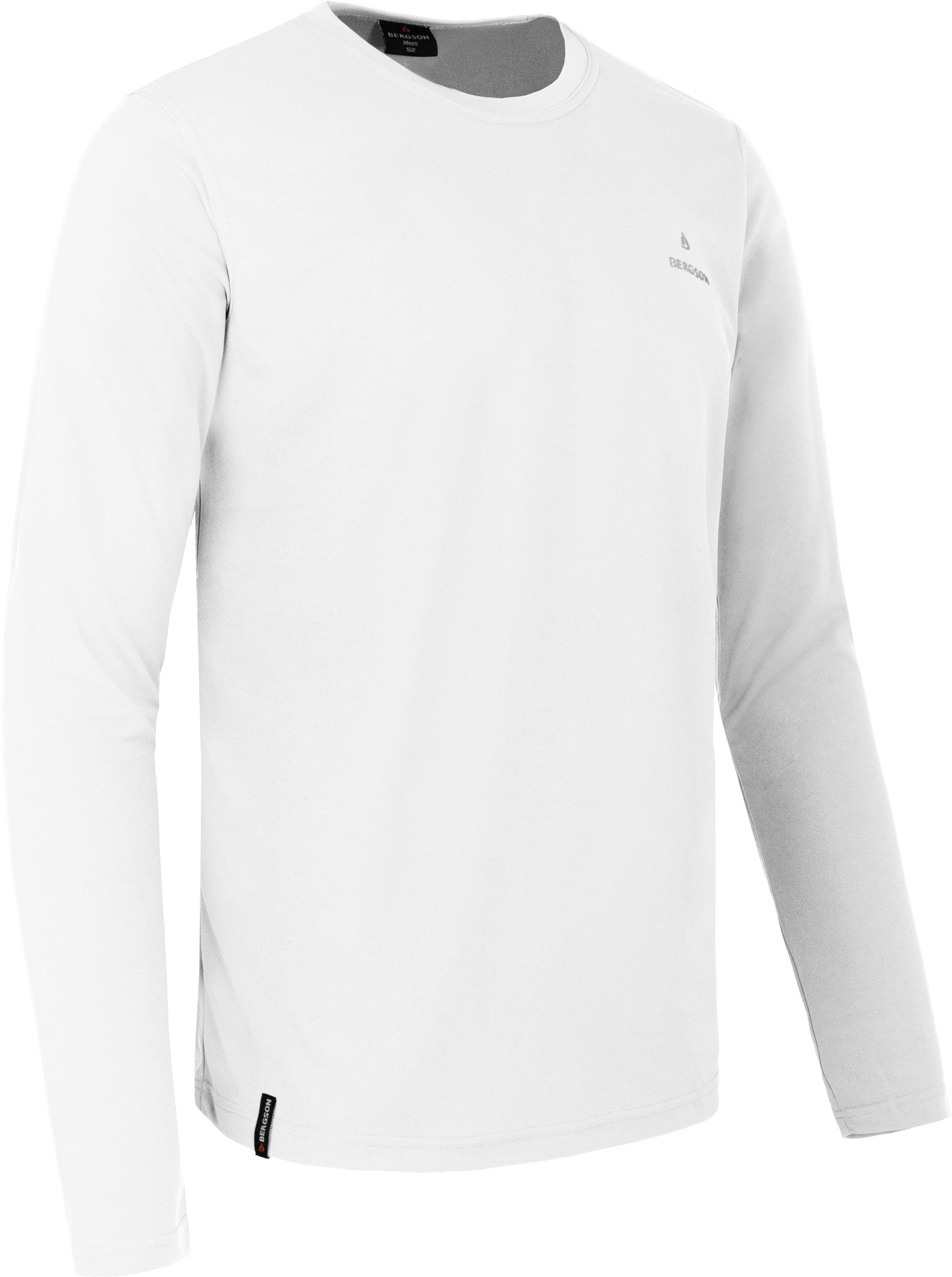 Bergson T-Shirt BENO Herren Langarm T-Shirt, Pique, schnelltrocknend, pfleg günstig online kaufen